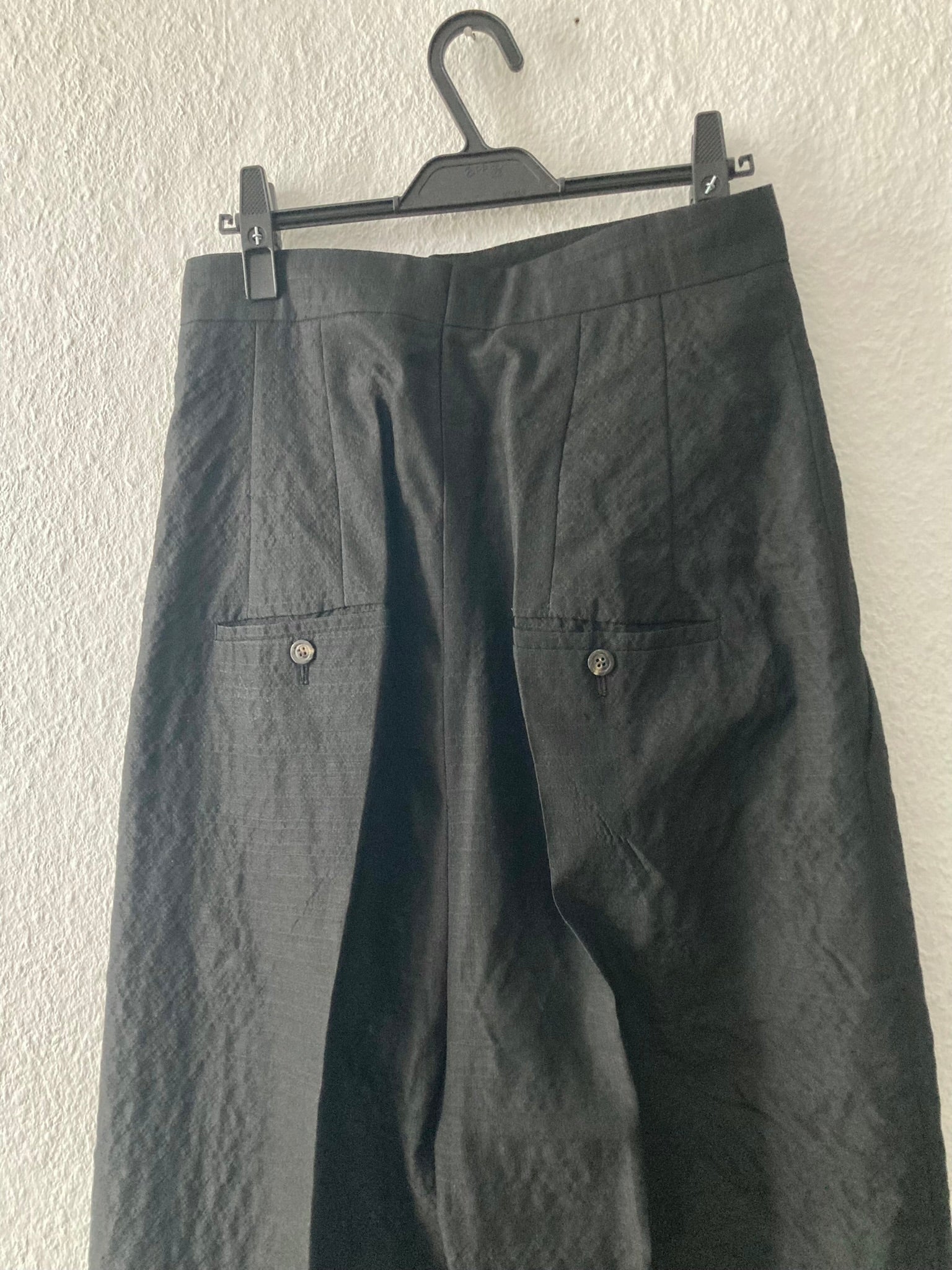 S/S 18 "DIRT" Runway Silk & Wool Pleated Viscontis Trousers