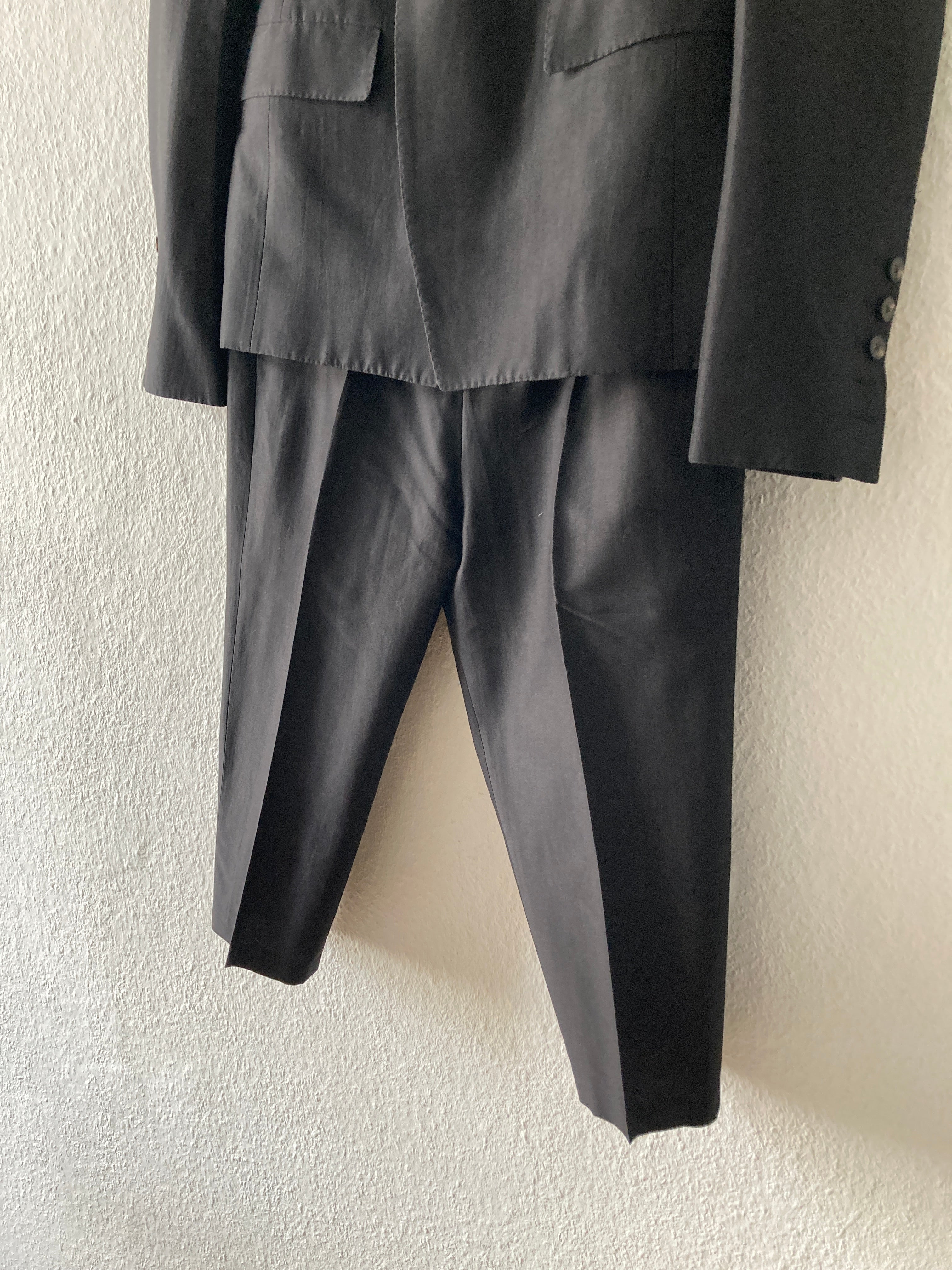 S/S 20 "TECUATL" Silk & Cotton Suit w. Cropped Pants IT50/M