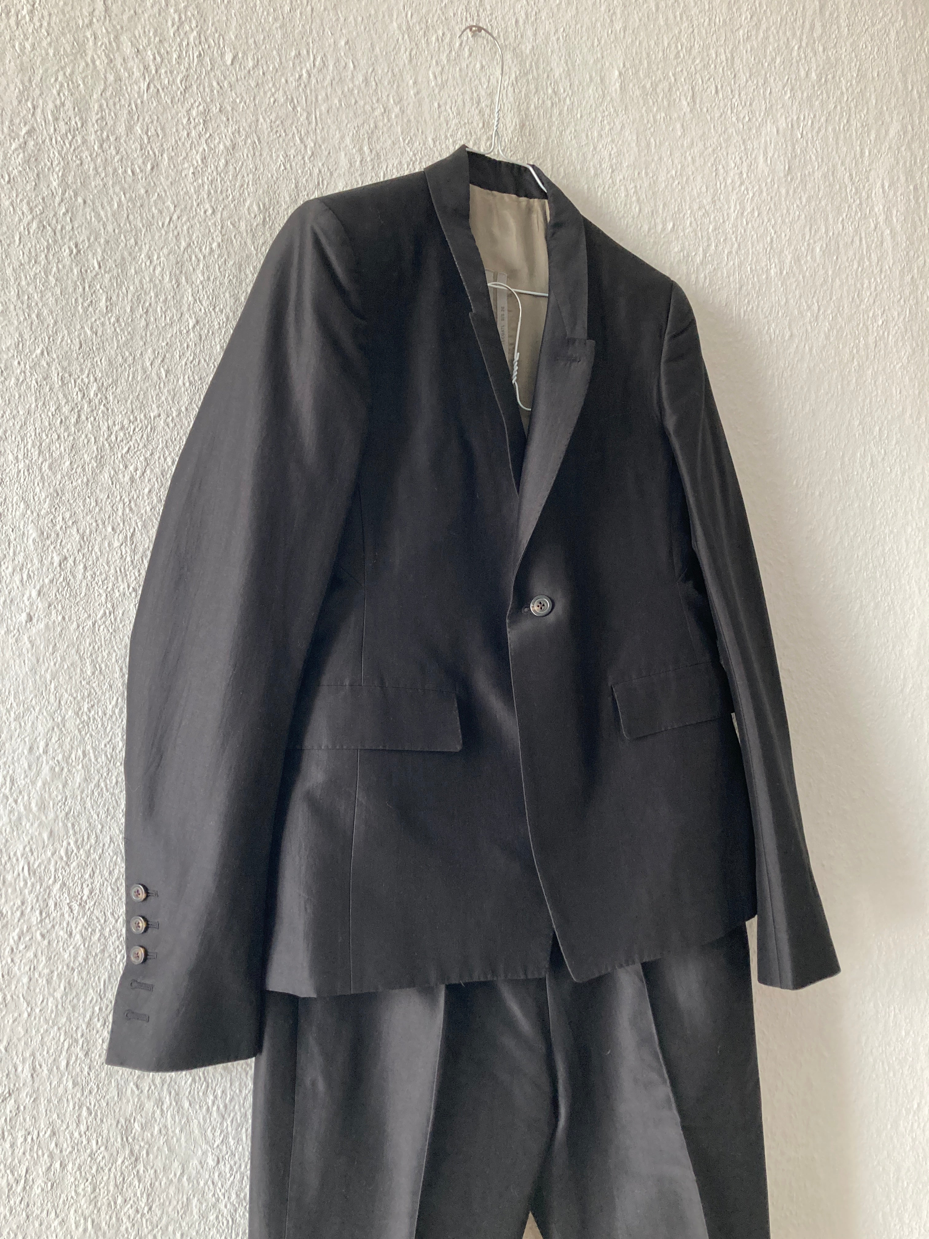 S/S 20 "TECUATL" Silk & Cotton Suit w. Cropped Pants IT50/M