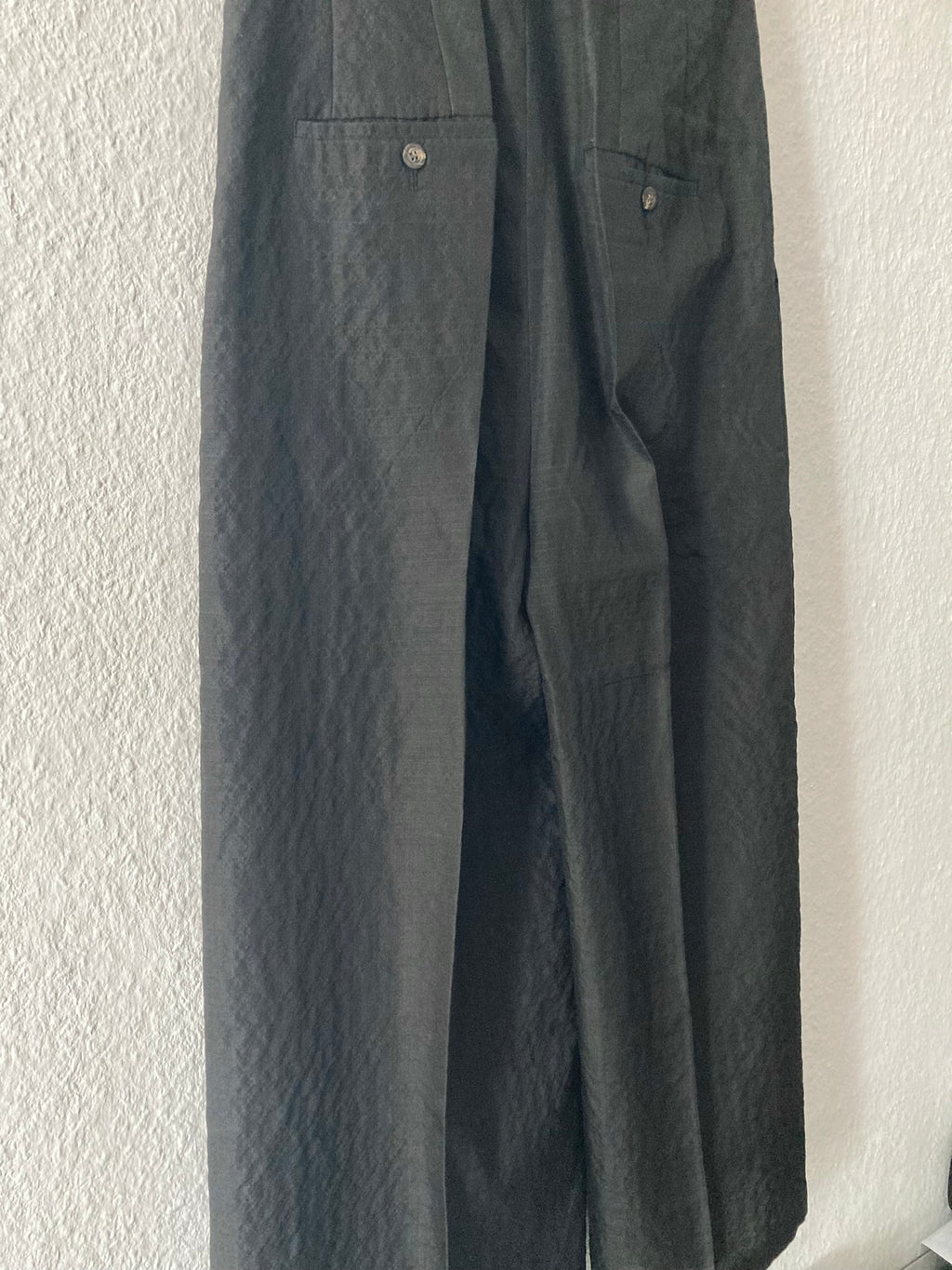 S/S 18 "DIRT" Runway Silk & Wool Pleated Viscontis Trousers