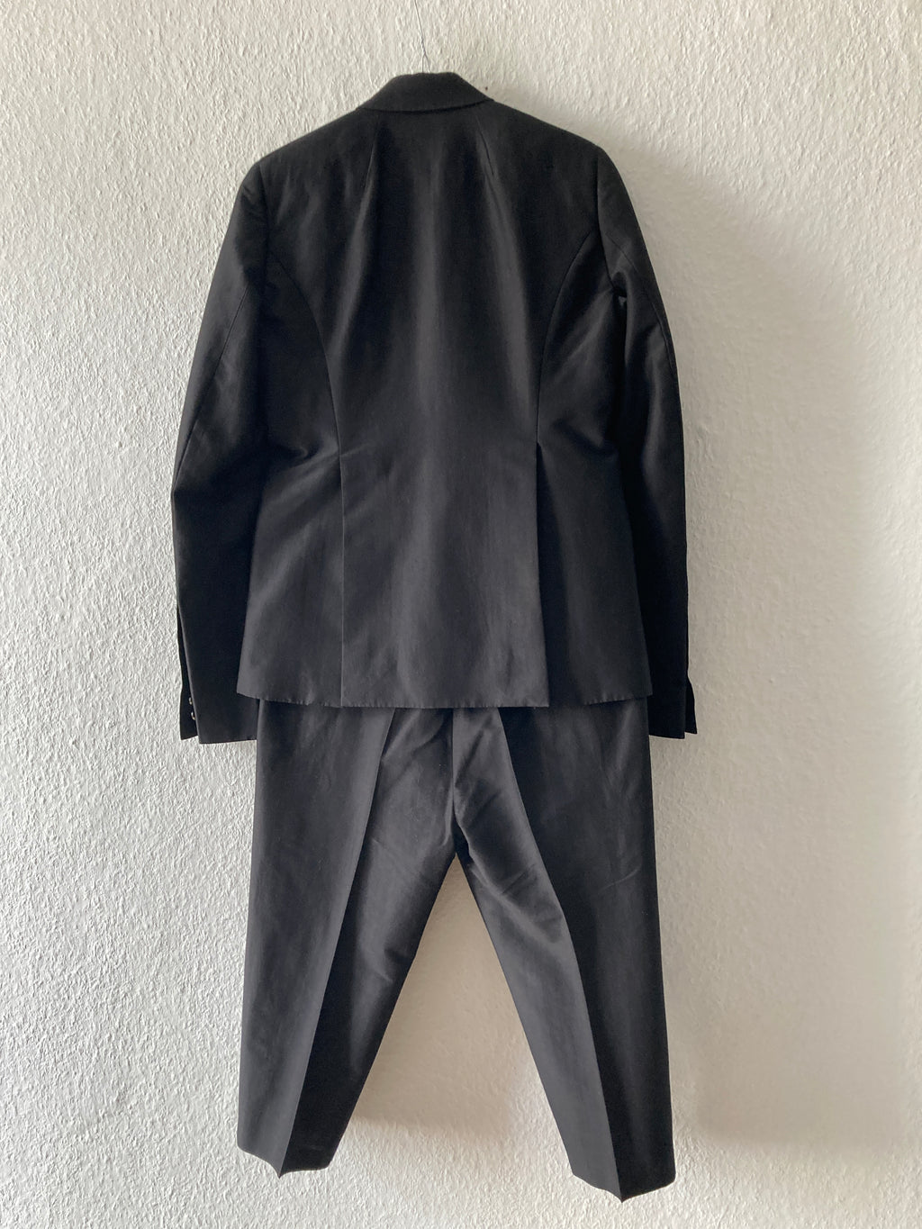 S/S 20 "TECUATL" Silk & Cotton Suit w. Cropped Pants IT50/M
