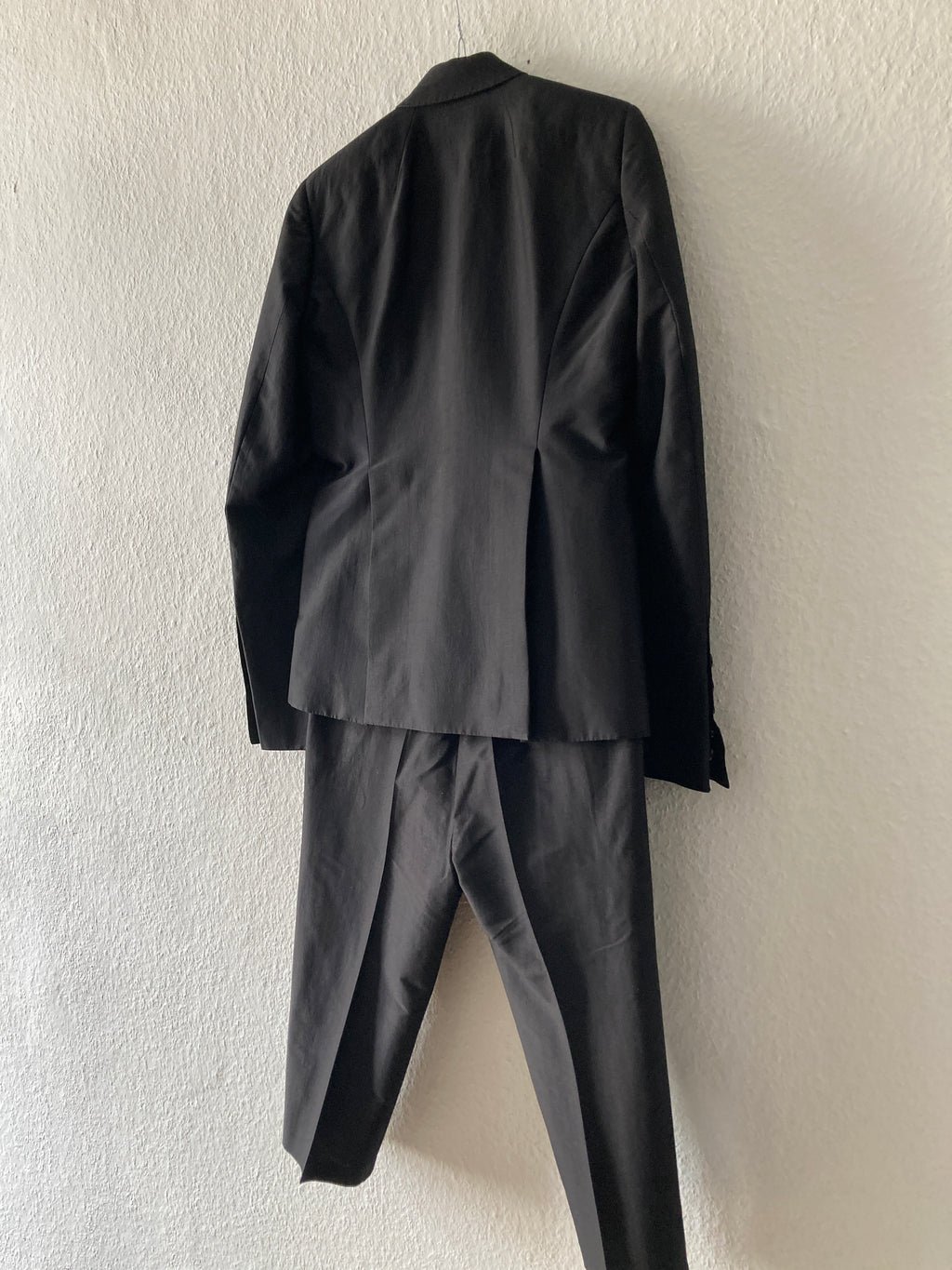 S/S 20 "TECUATL" Silk & Cotton Suit w. Cropped Pants IT50/M