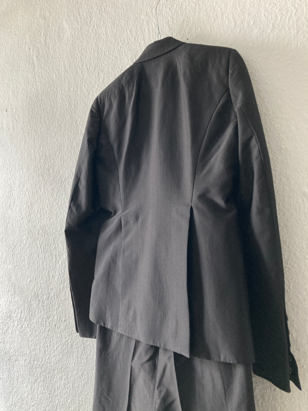 S/S 20 "TECUATL" Silk & Cotton Suit w. Cropped Pants IT50/M