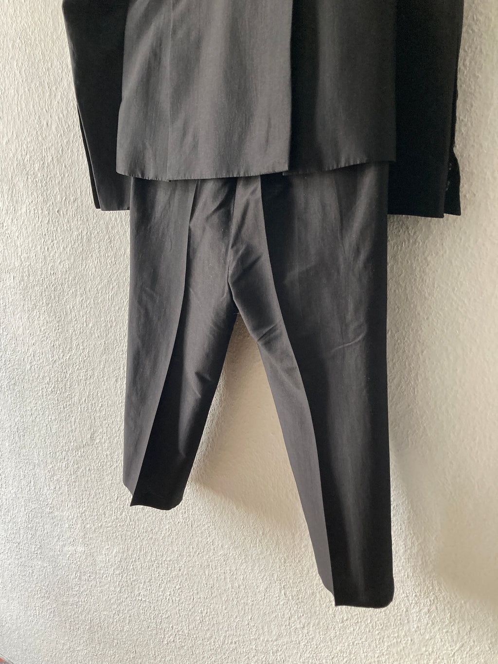 S/S 20 "TECUATL" Silk & Cotton Suit w. Cropped Pants IT50/M