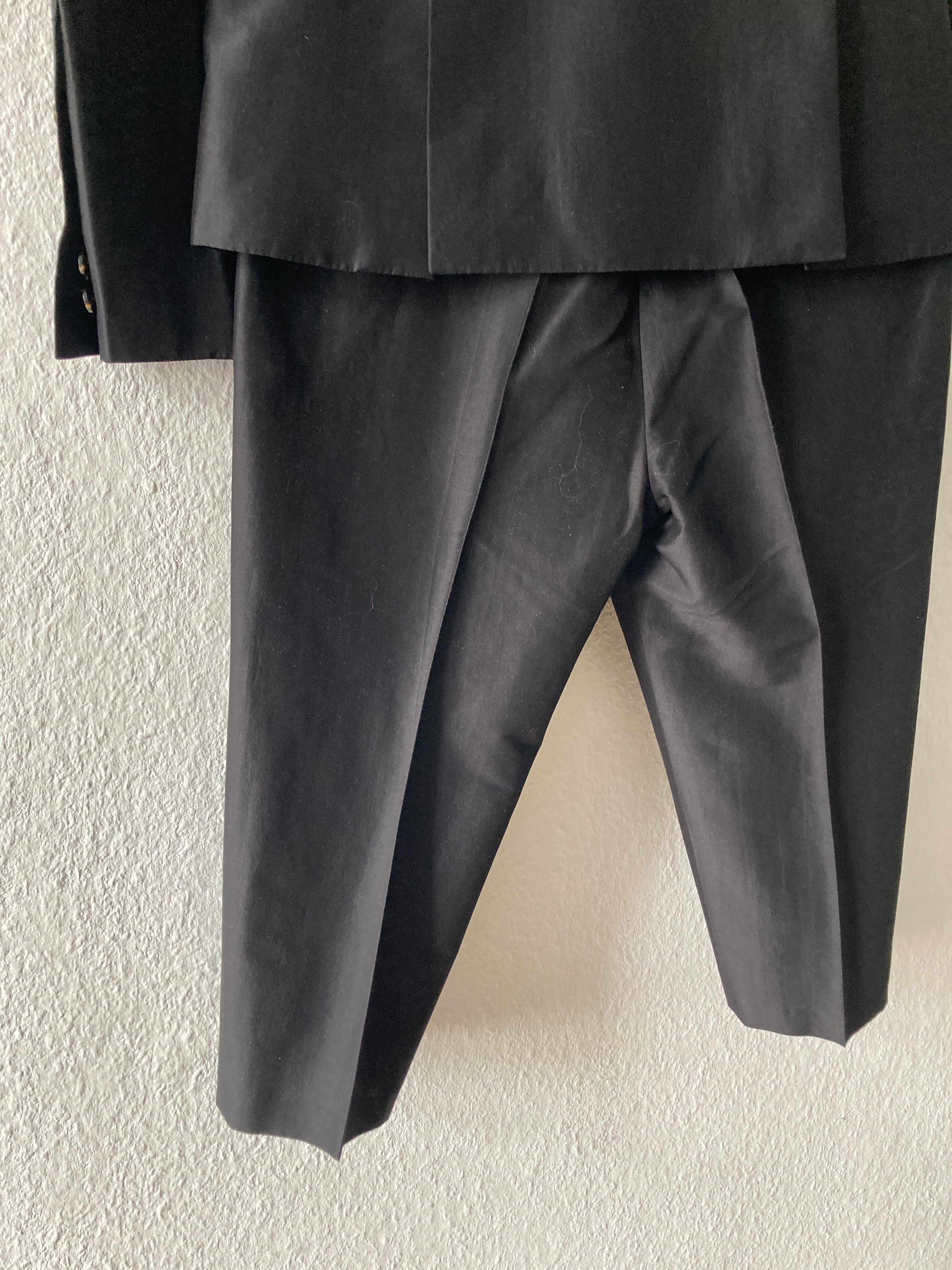 S/S 20 "TECUATL" Silk & Cotton Suit w. Cropped Pants IT50/M