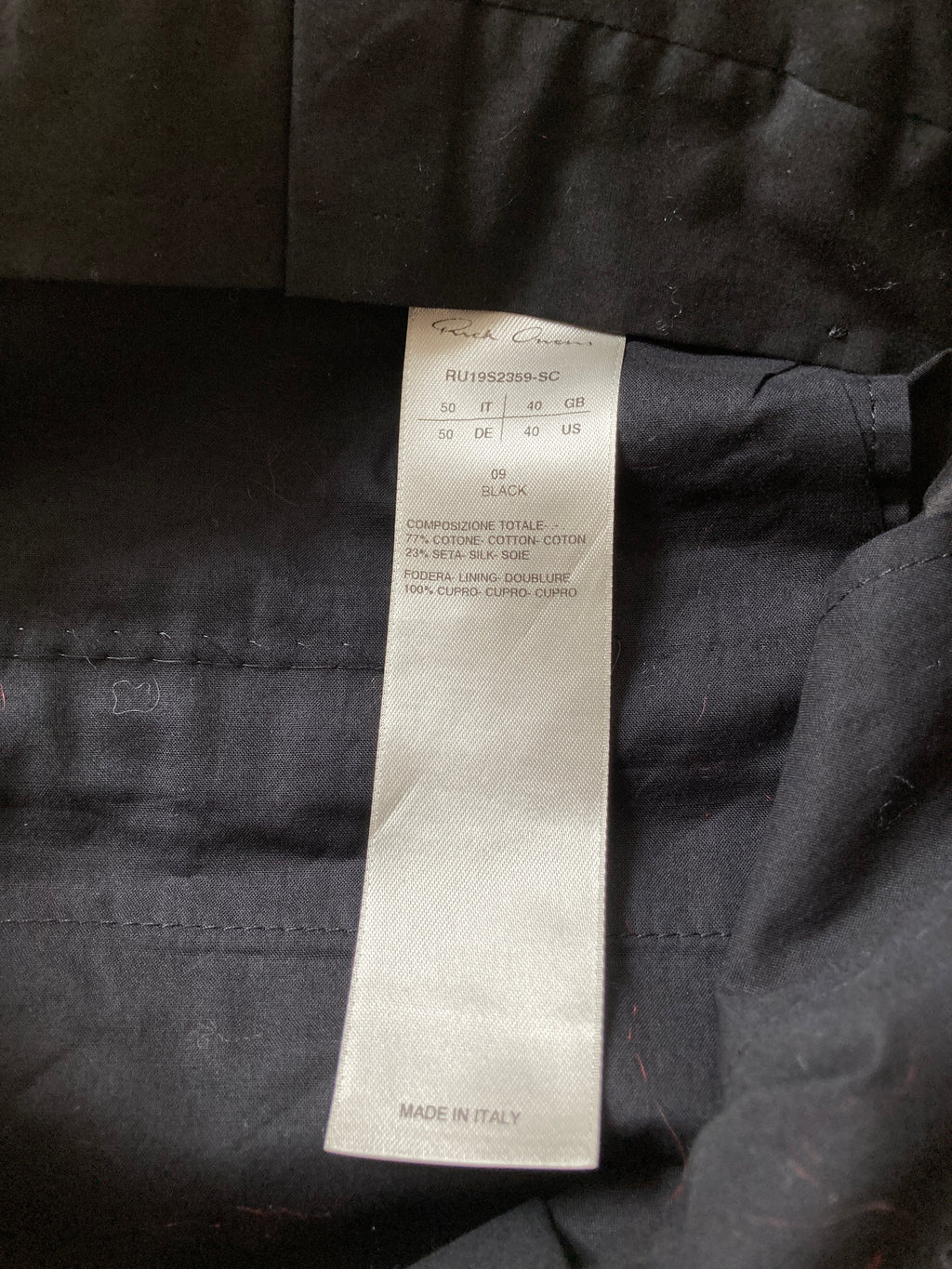 S/S 20 "TECUATL" Silk & Cotton Suit w. Cropped Pants IT50/M