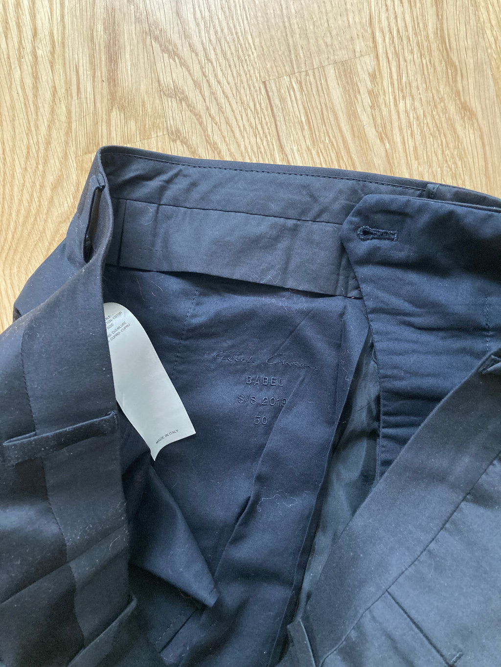 S/S 20 "TECUATL" Silk & Cotton Suit w. Cropped Pants IT50/M