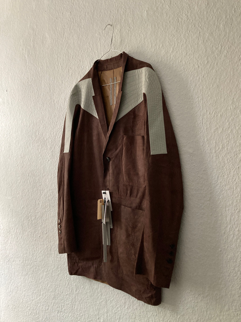 S/S 21  "PHLEGETHON" Runway Blistered Lamb Leather Lido Jacket