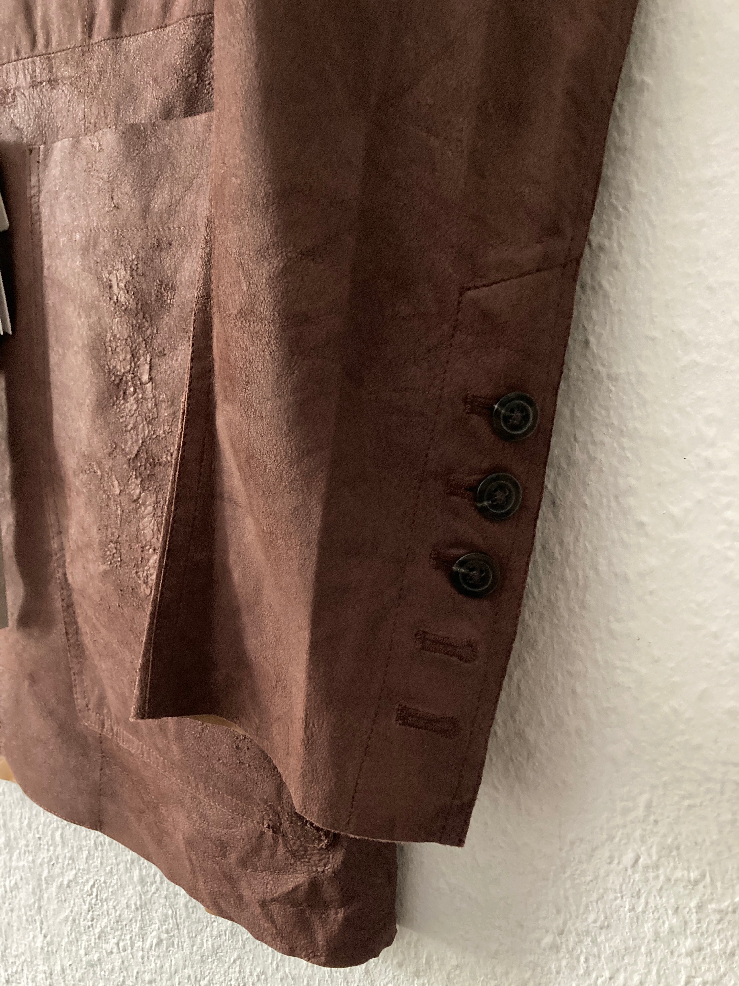 S/S 21  "PHLEGETHON" Runway Blistered Lamb Leather Lido Jacket