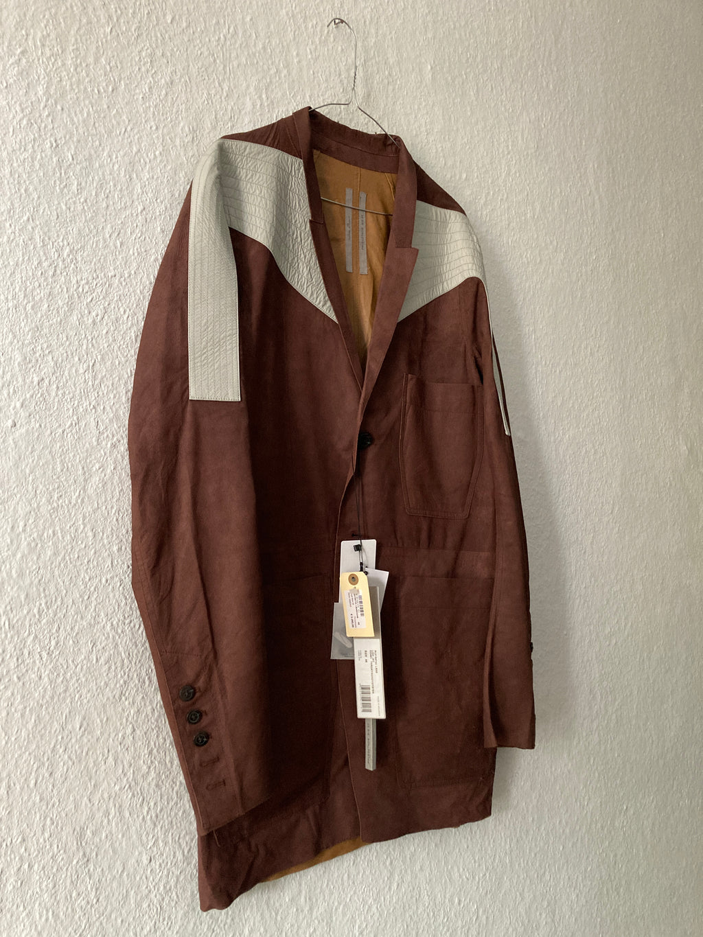 S/S 21  "PHLEGETHON" Runway Blistered Lamb Leather Lido Jacket