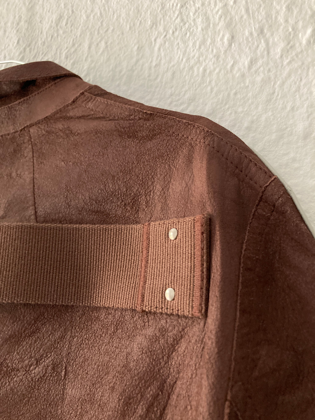 S/S 21  "PHLEGETHON" Runway Blistered Lamb Leather Lido Jacket