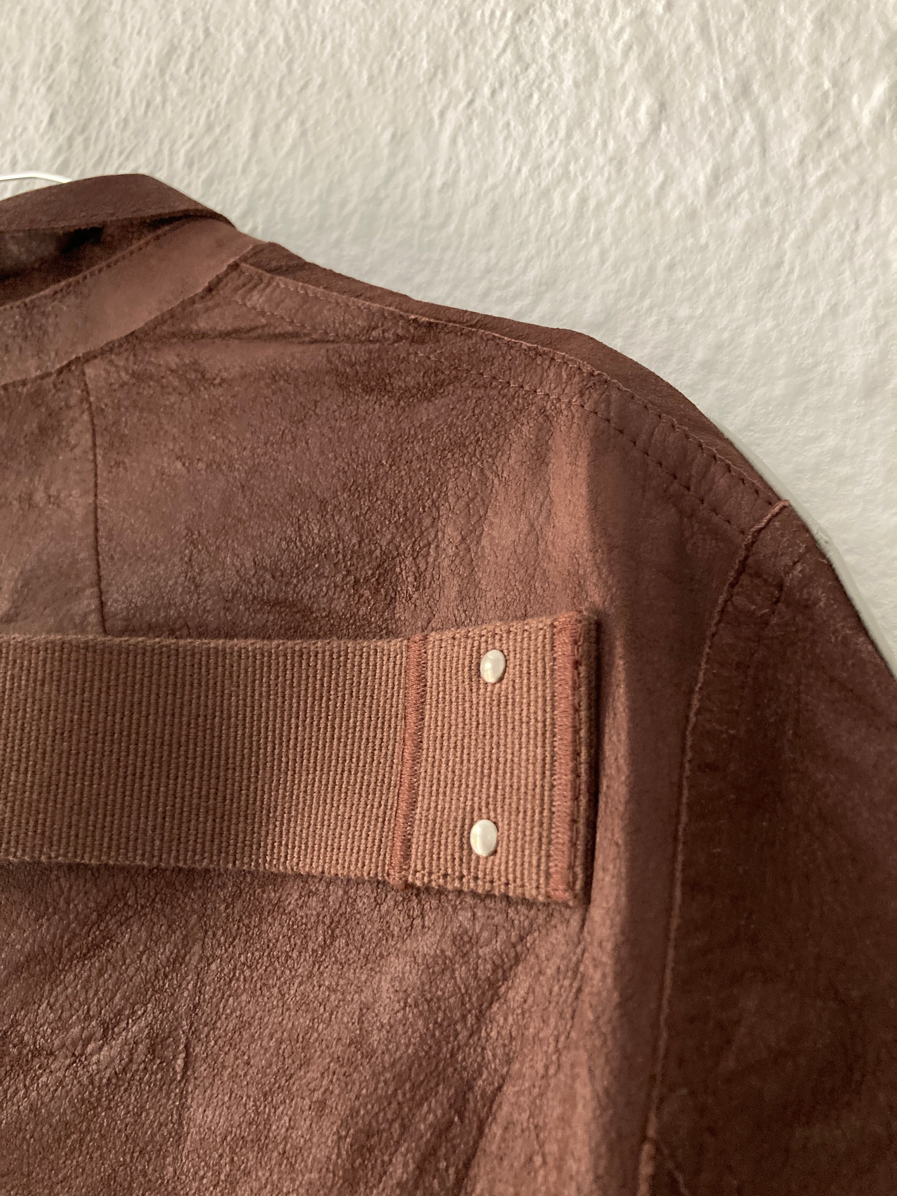 S/S 21  "PHLEGETHON" Runway Blistered Lamb Leather Lido Jacket