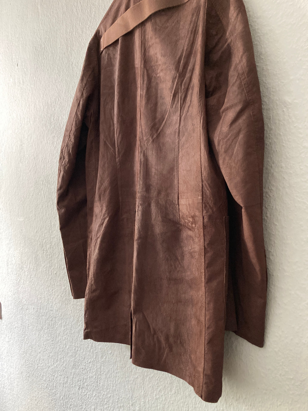 S/S 21  "PHLEGETHON" Runway Blistered Lamb Leather Lido Jacket