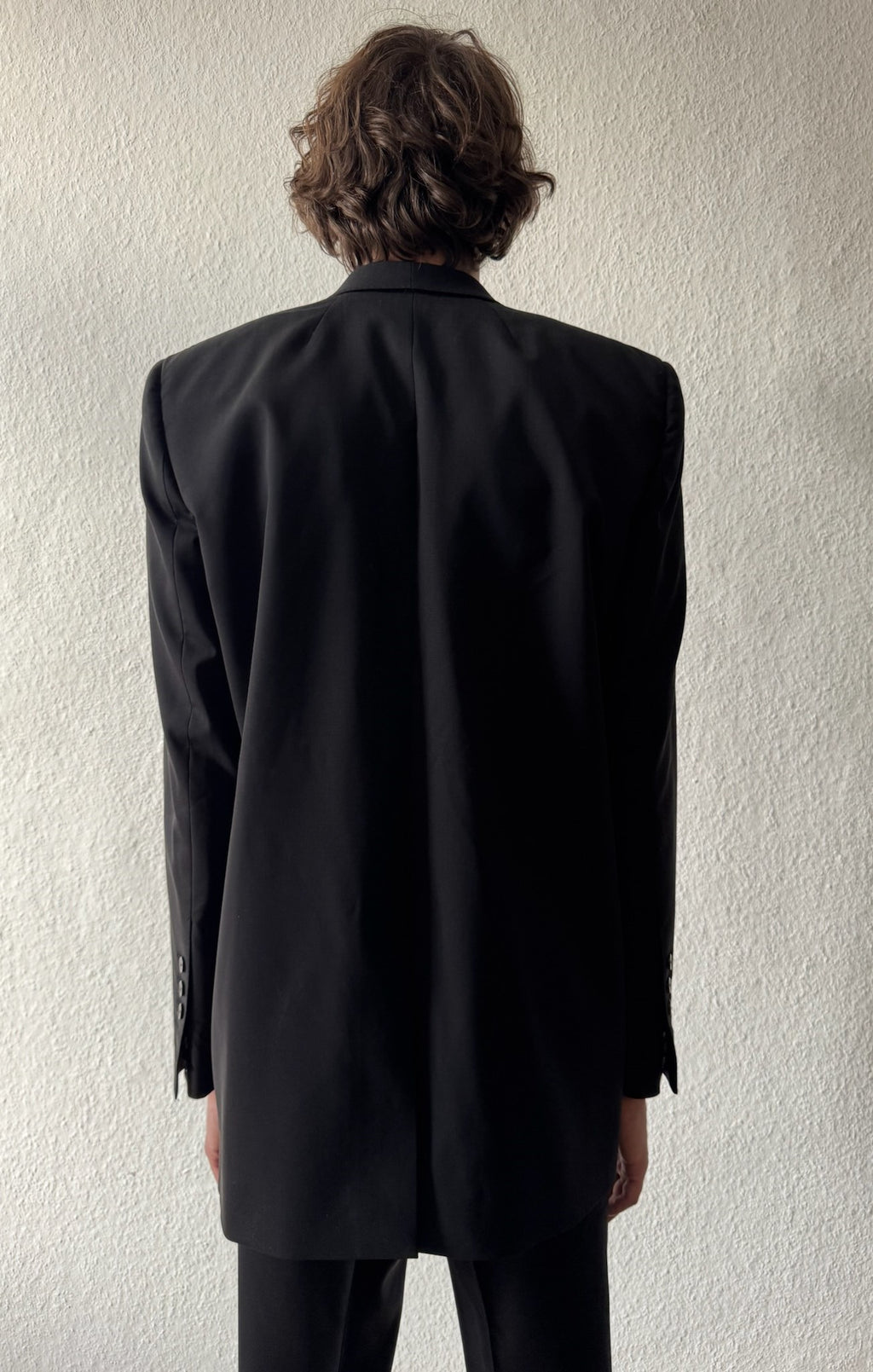 F/W 22 "STROBE" Black Walrus Wool Blazer IT52/L Rick Owens