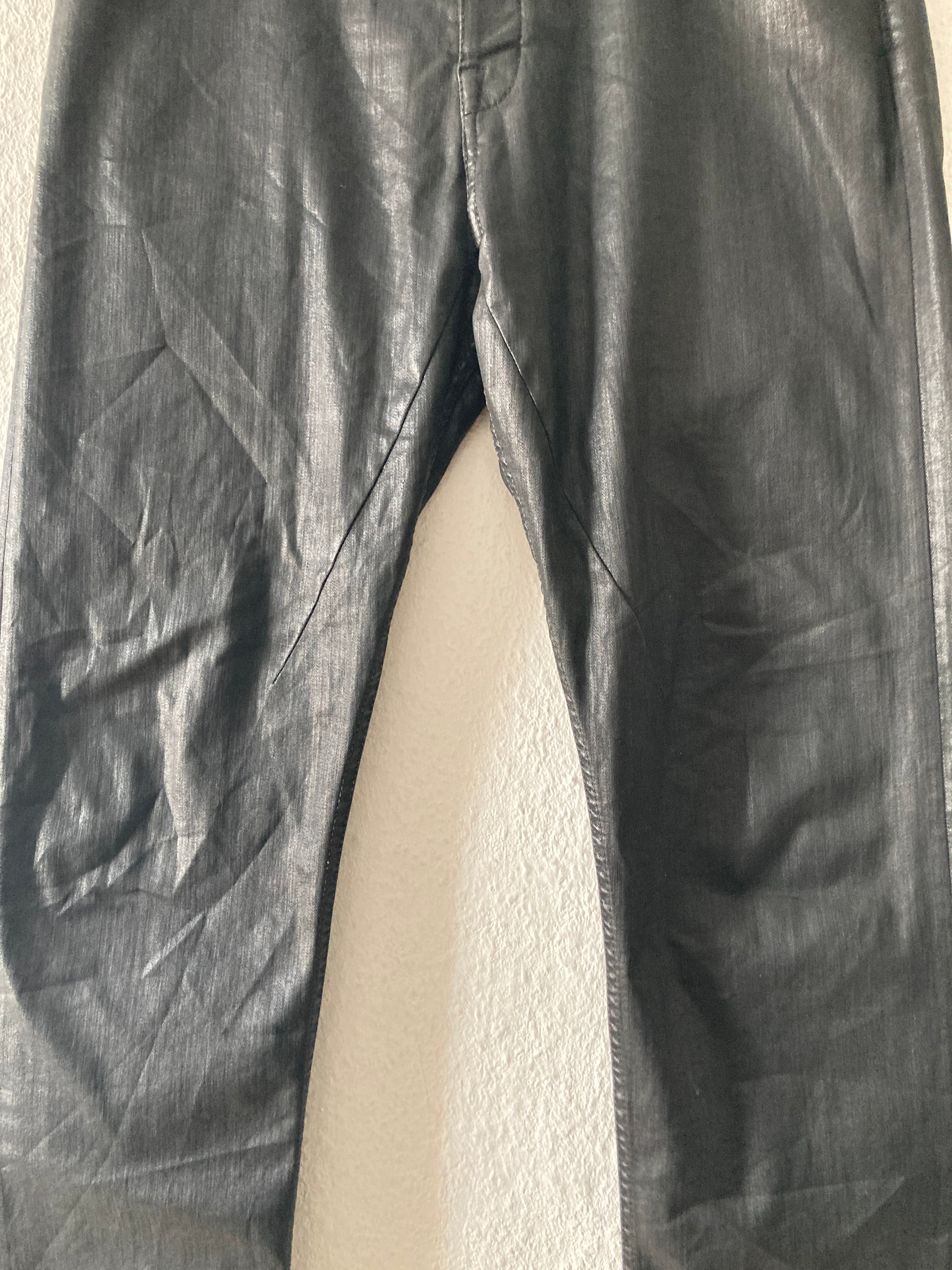 S/S 18 "DIRT" Waxed Torrance Cut Denim Jeans Rick Owens US36