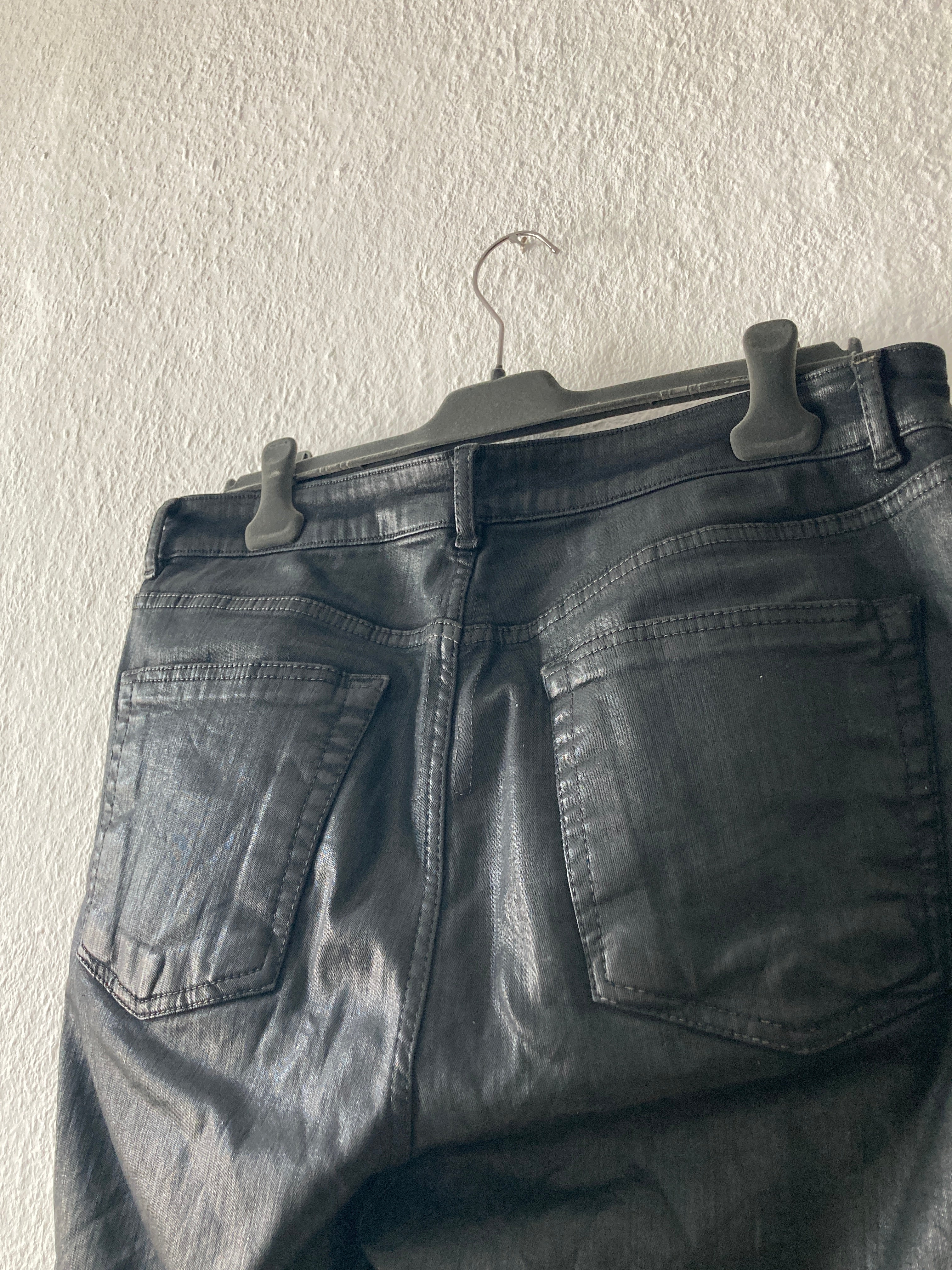 S/S 18 "DIRT" Waxed Torrance Cut Denim Jeans Rick Owens US36
