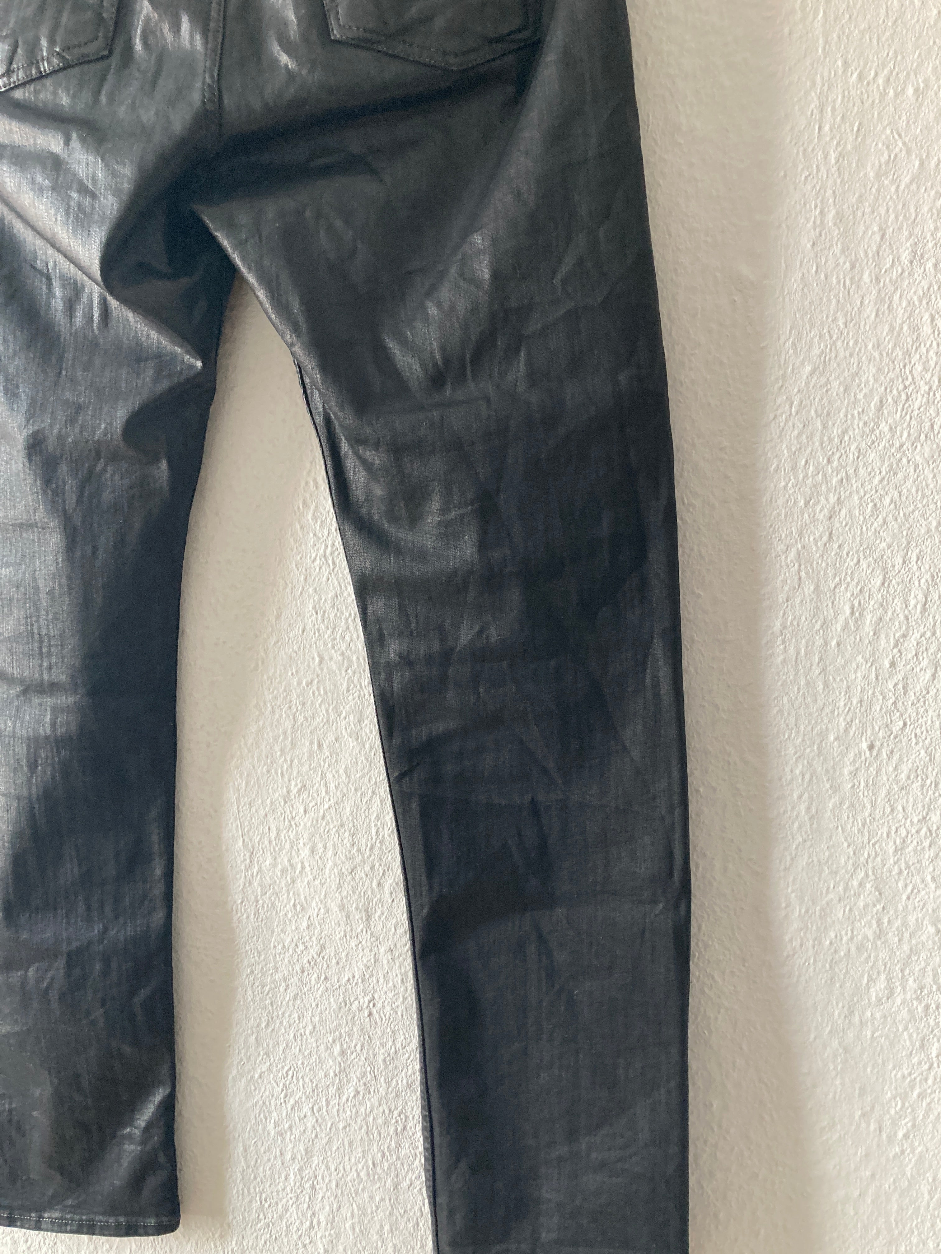 S/S 18 "DIRT" Waxed Torrance Cut Denim Jeans Rick Owens US36