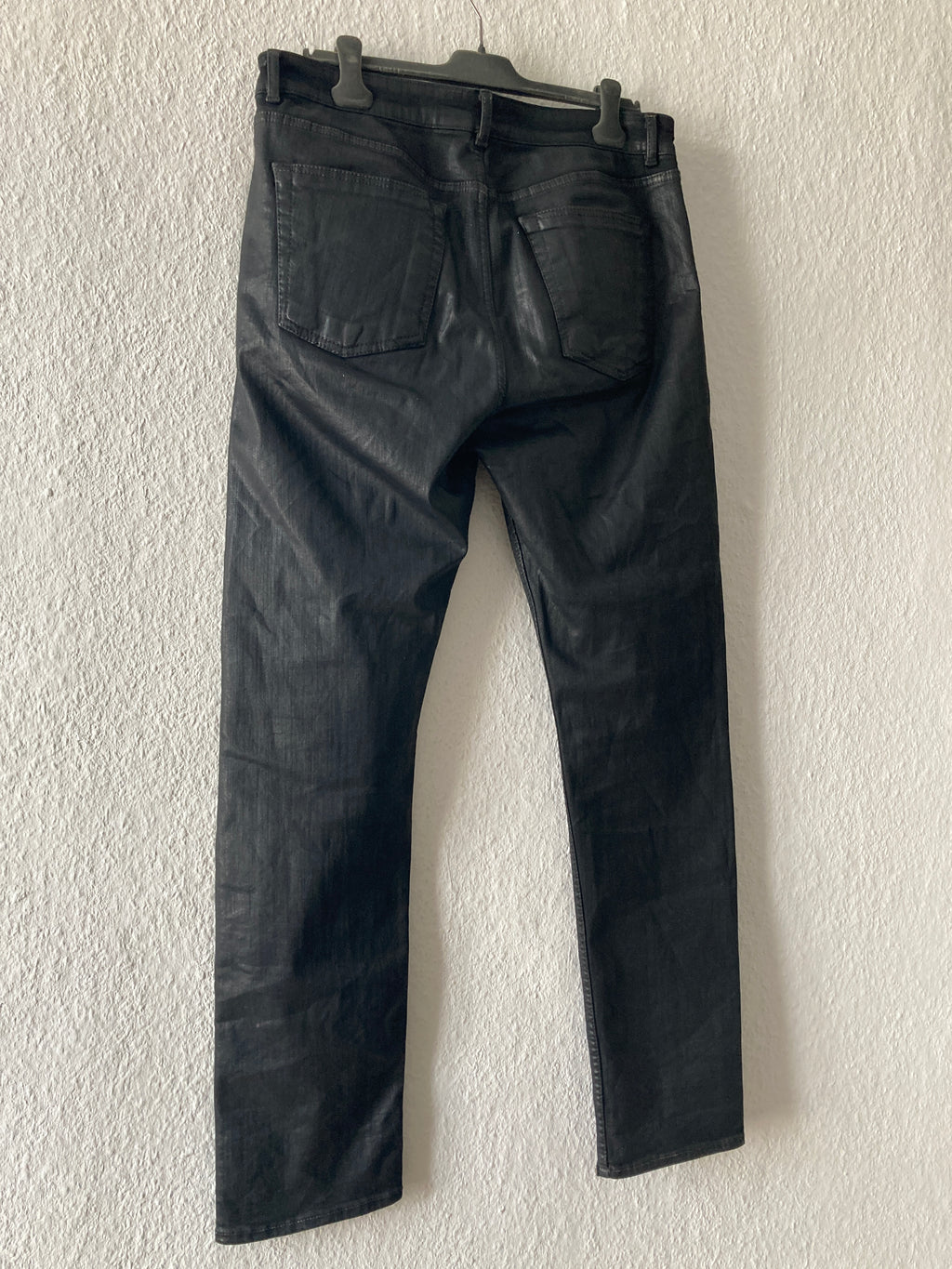 S/S 18 "DIRT" Waxed Torrance Cut Denim Jeans Rick Owens US36