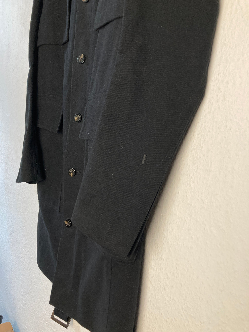 F/W 19 „LARRY“ Paneled Cotton Twill Trench Coat