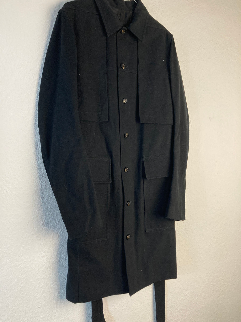 F/W 19 „LARRY“ Paneled Cotton Twill Trench Coat