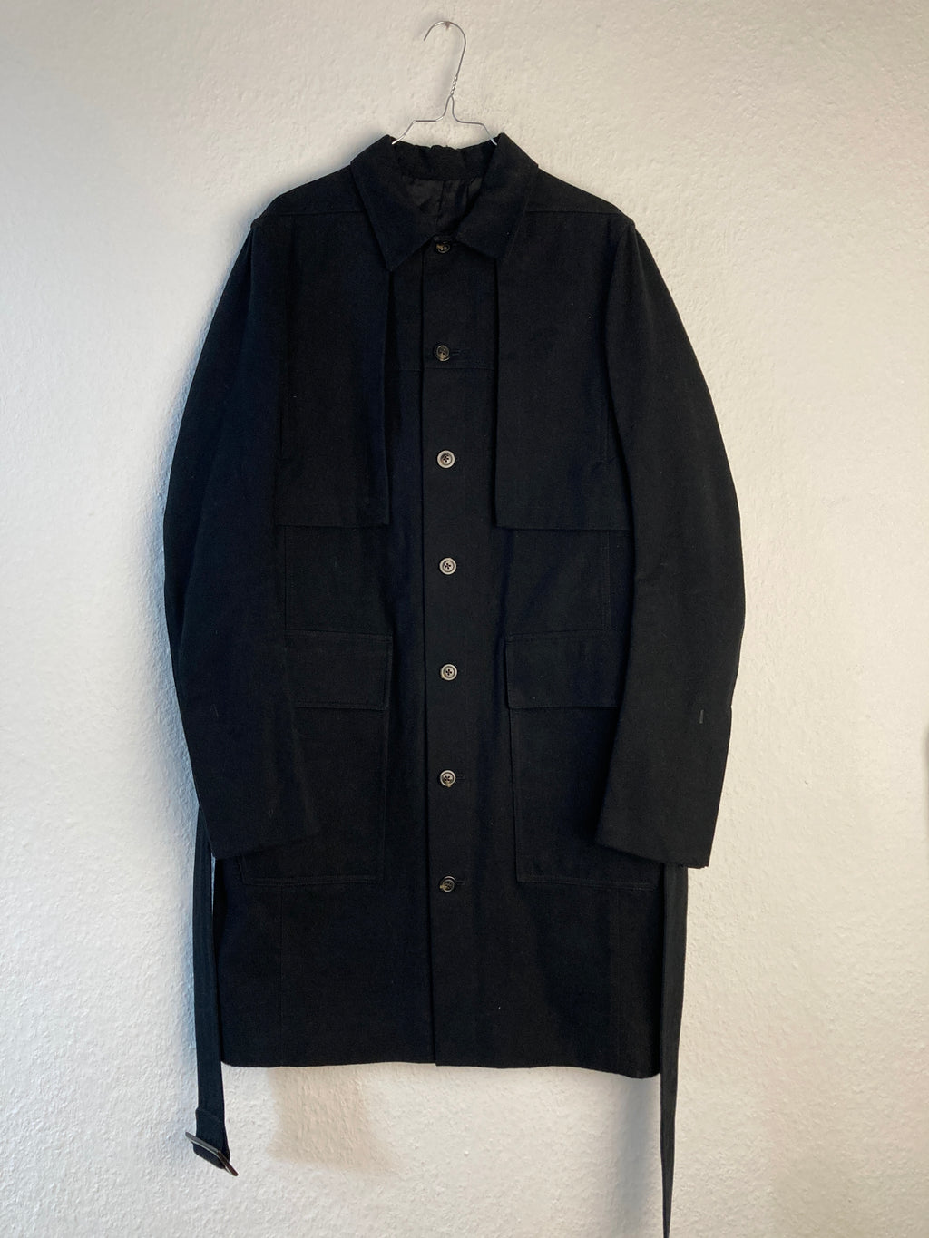 F/W 19 „LARRY“ Paneled Cotton Twill Trench Coat