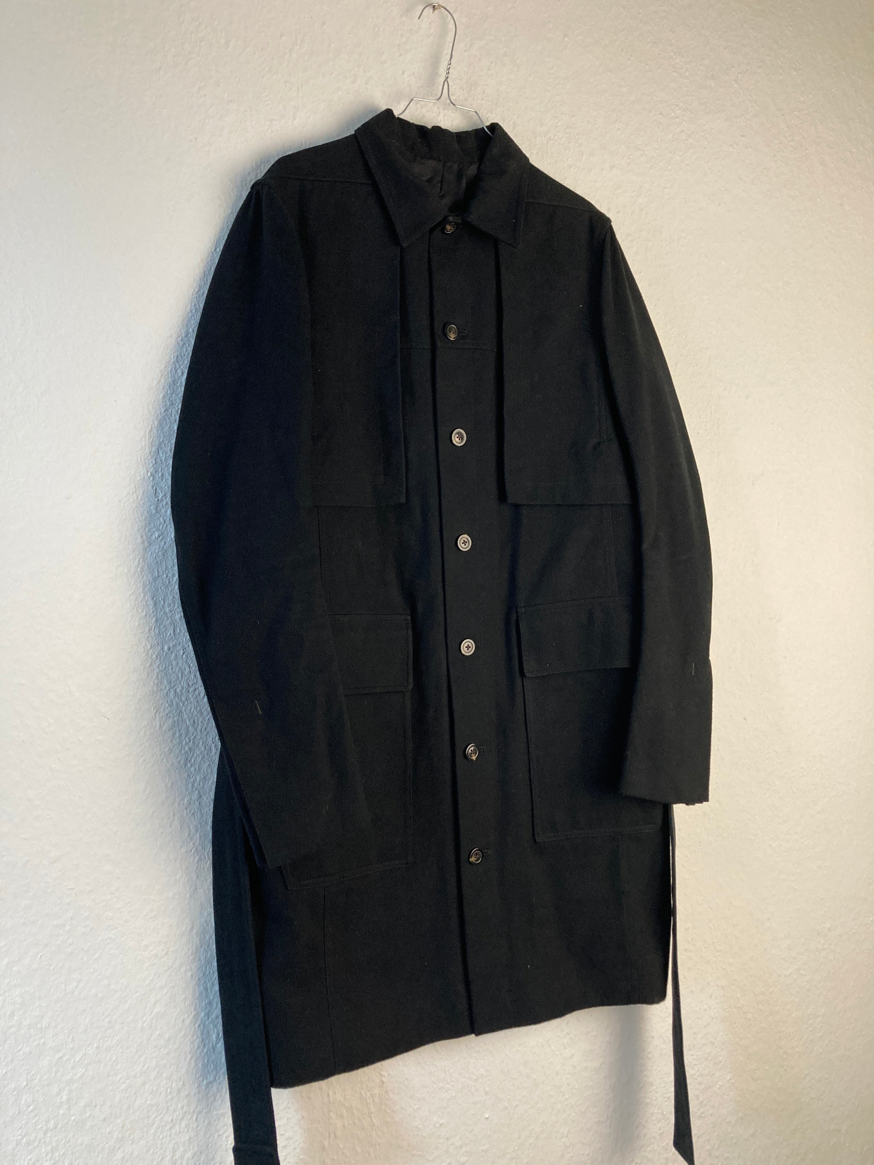 F/W 19 „LARRY“ Paneled Cotton Twill Trench Coat
