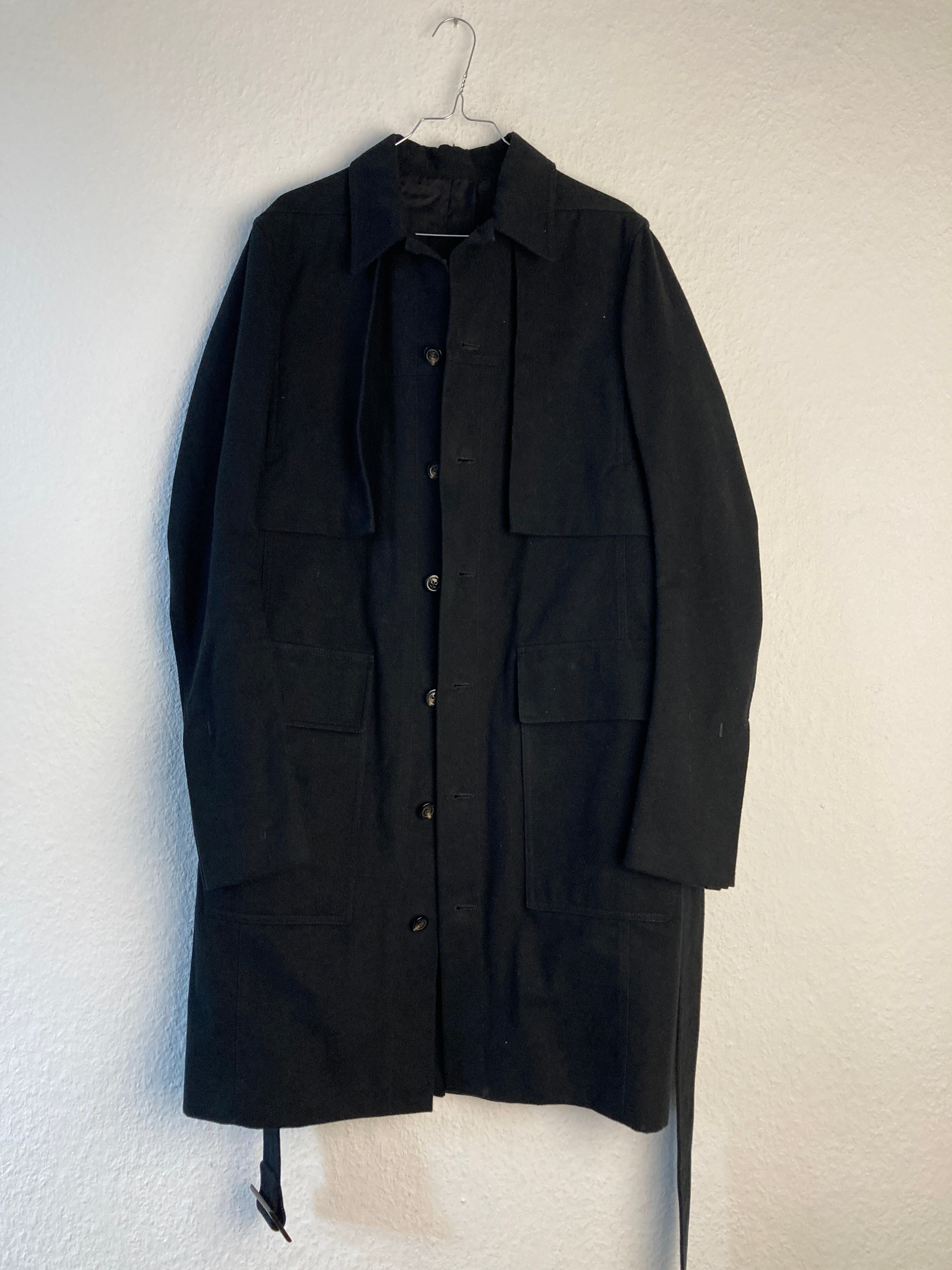 F/W 19 „LARRY“ Paneled Cotton Twill Trench Coat