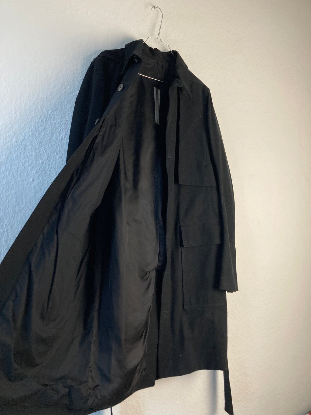 F/W 19 „LARRY“ Paneled Cotton Twill Trench Coat