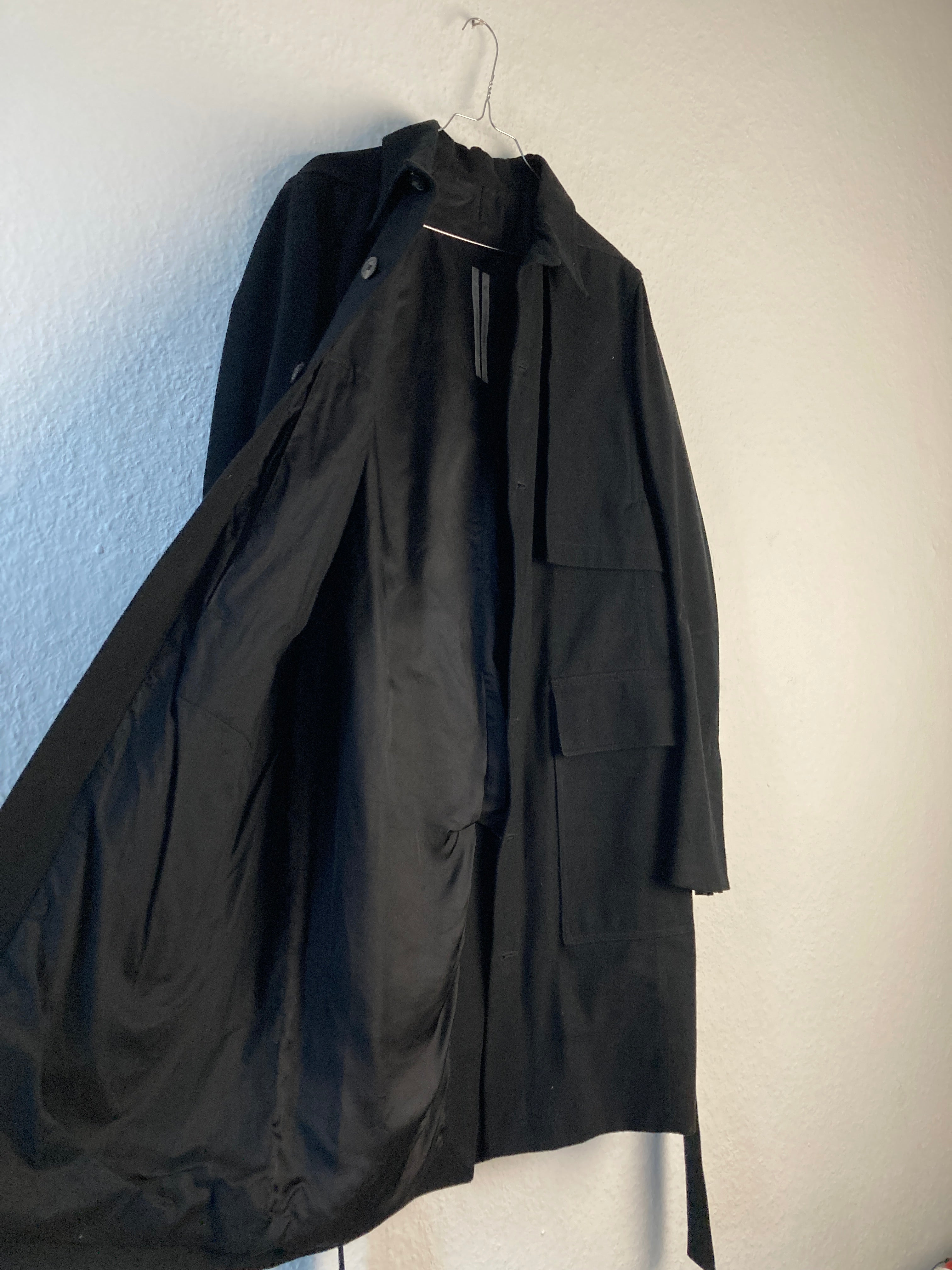 F/W 19 „LARRY“ Paneled Cotton Twill Trench Coat
