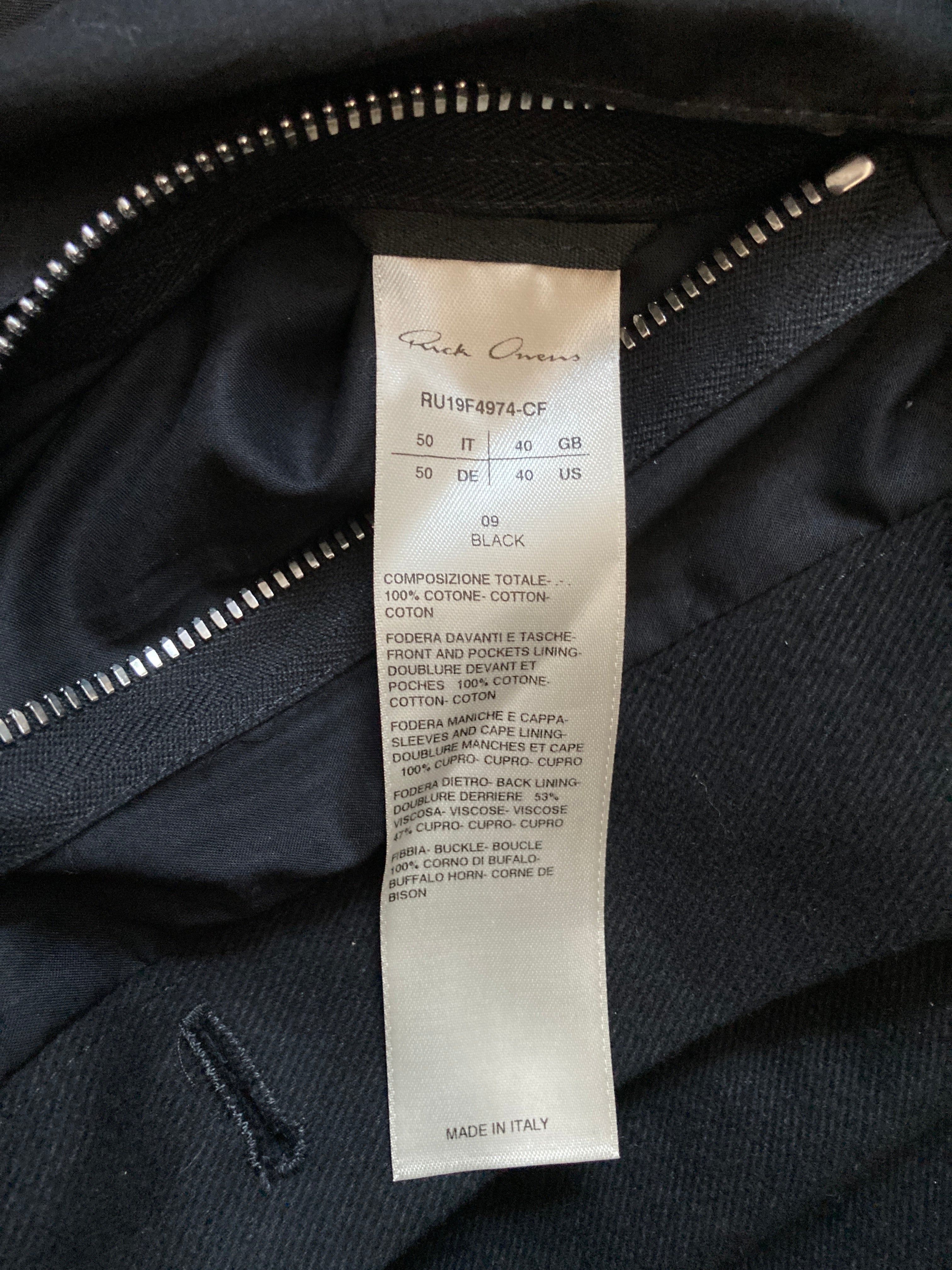 F/W 19 „LARRY“ Paneled Cotton Twill Trench Coat