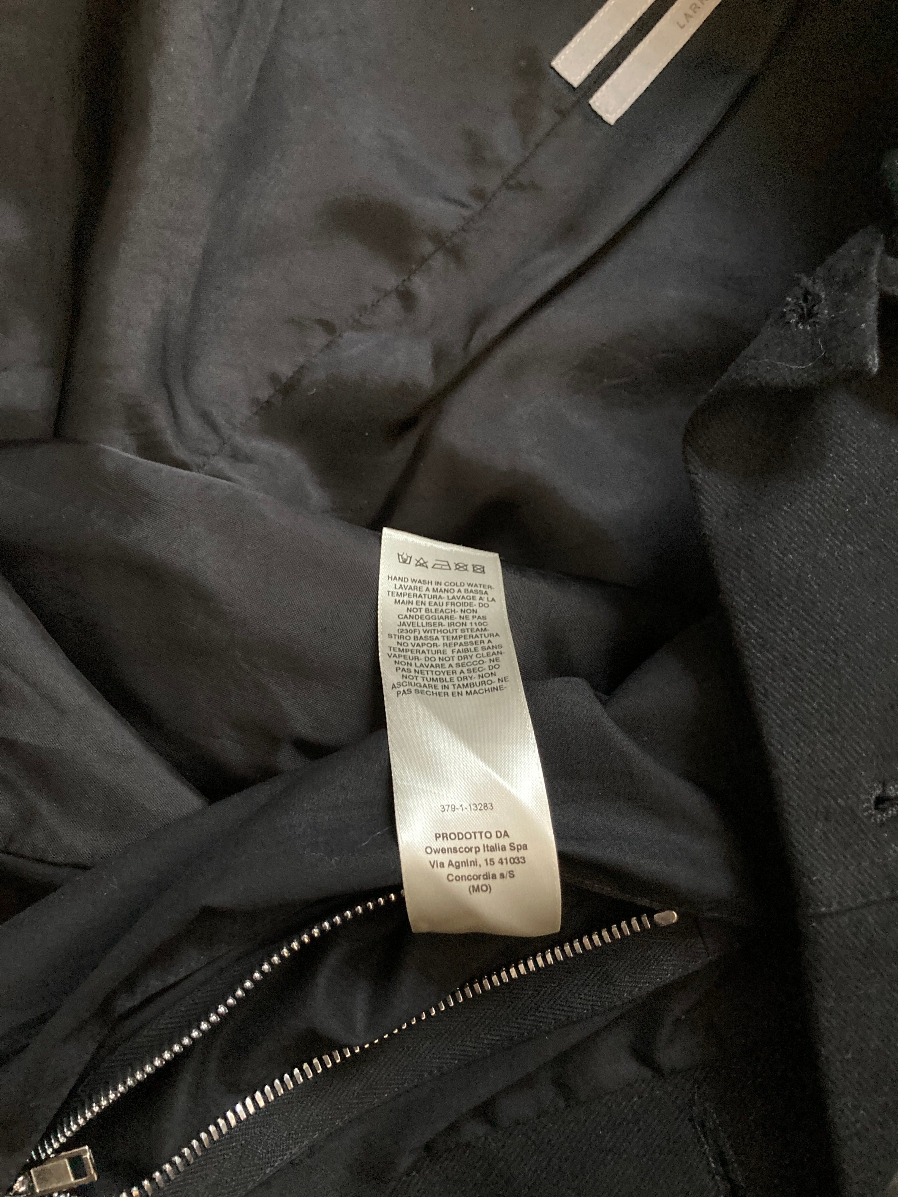 F/W 19 „LARRY“ Paneled Cotton Twill Trench Coat
