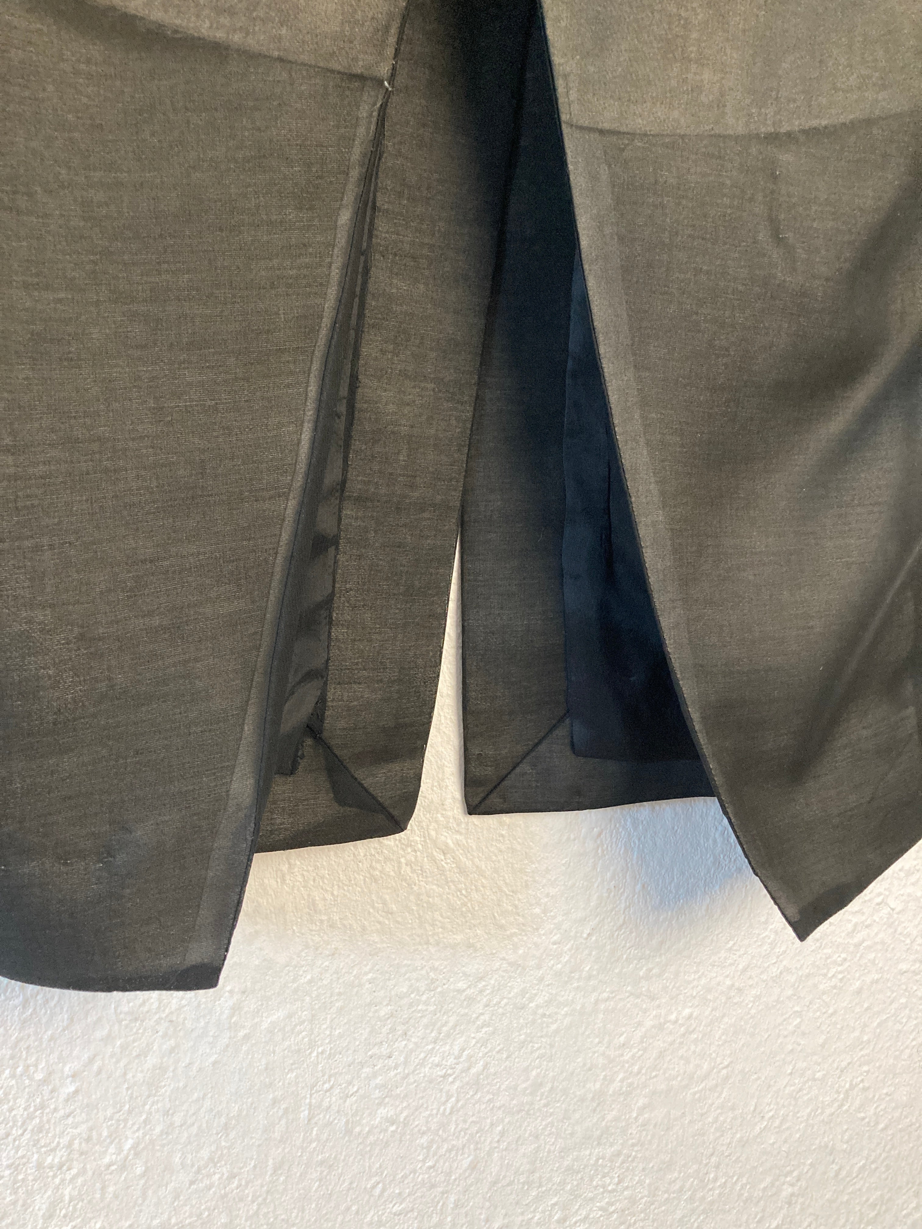 S/S 22 “FOGACHINE” Sample Jumbo Tatlin Wool Semi-Sheer Runway Coat Rick Owens