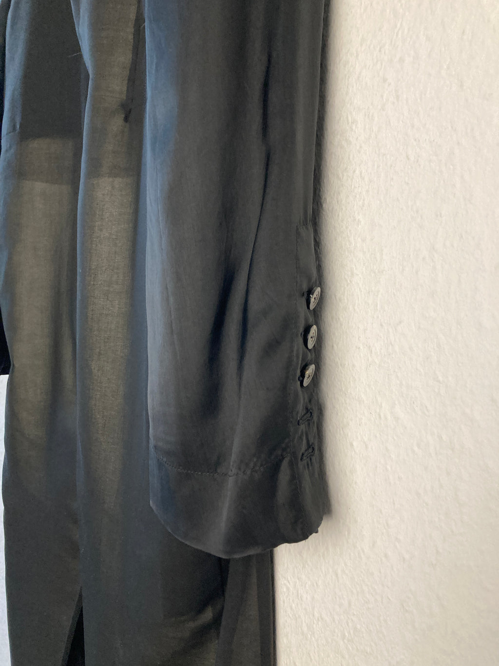 S/S 22 “FOGACHINE” Sample Jumbo Tatlin Wool Semi-Sheer Runway Coat Rick Owens