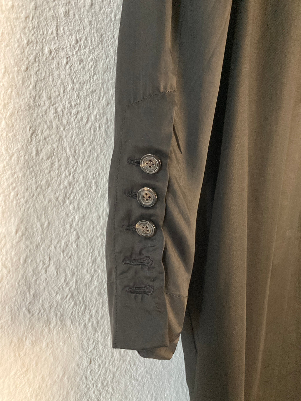 S/S 22 “FOGACHINE” Sample Jumbo Tatlin Wool Semi-Sheer Runway Coat Rick Owens