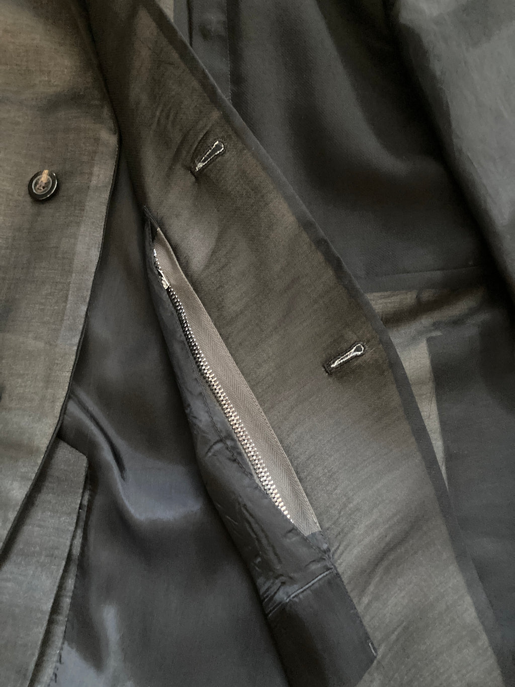 S/S 22 “FOGACHINE” Sample Jumbo Tatlin Wool Semi-Sheer Runway Coat Rick Owens