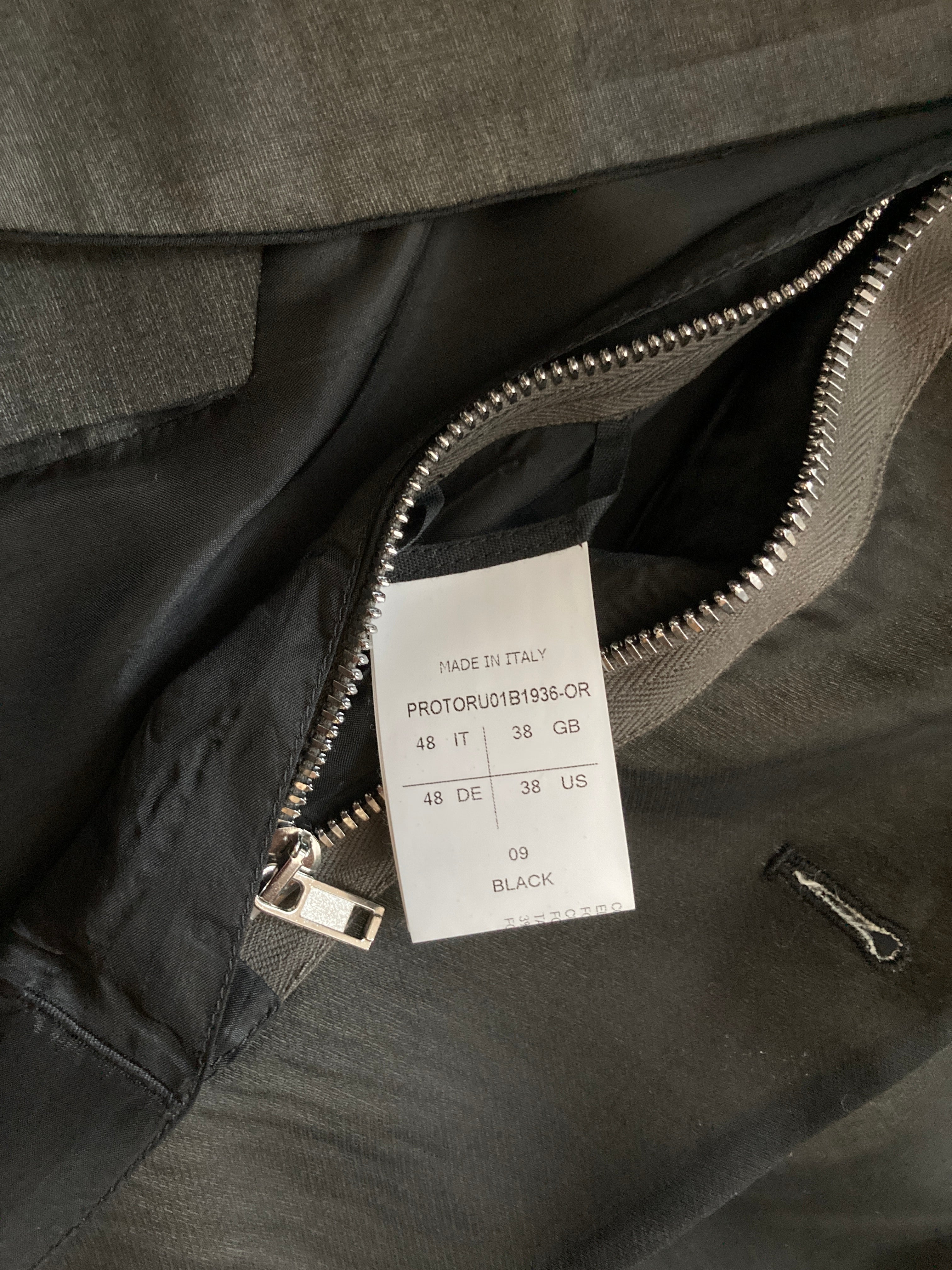 S/S 22 “FOGACHINE” Sample Jumbo Tatlin Wool Semi-Sheer Runway Coat Rick Owens