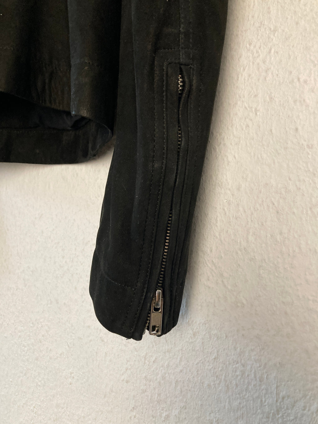 F/W 15 “SPHINX” Mollino Shawl Lamb Leather Suede Jacket