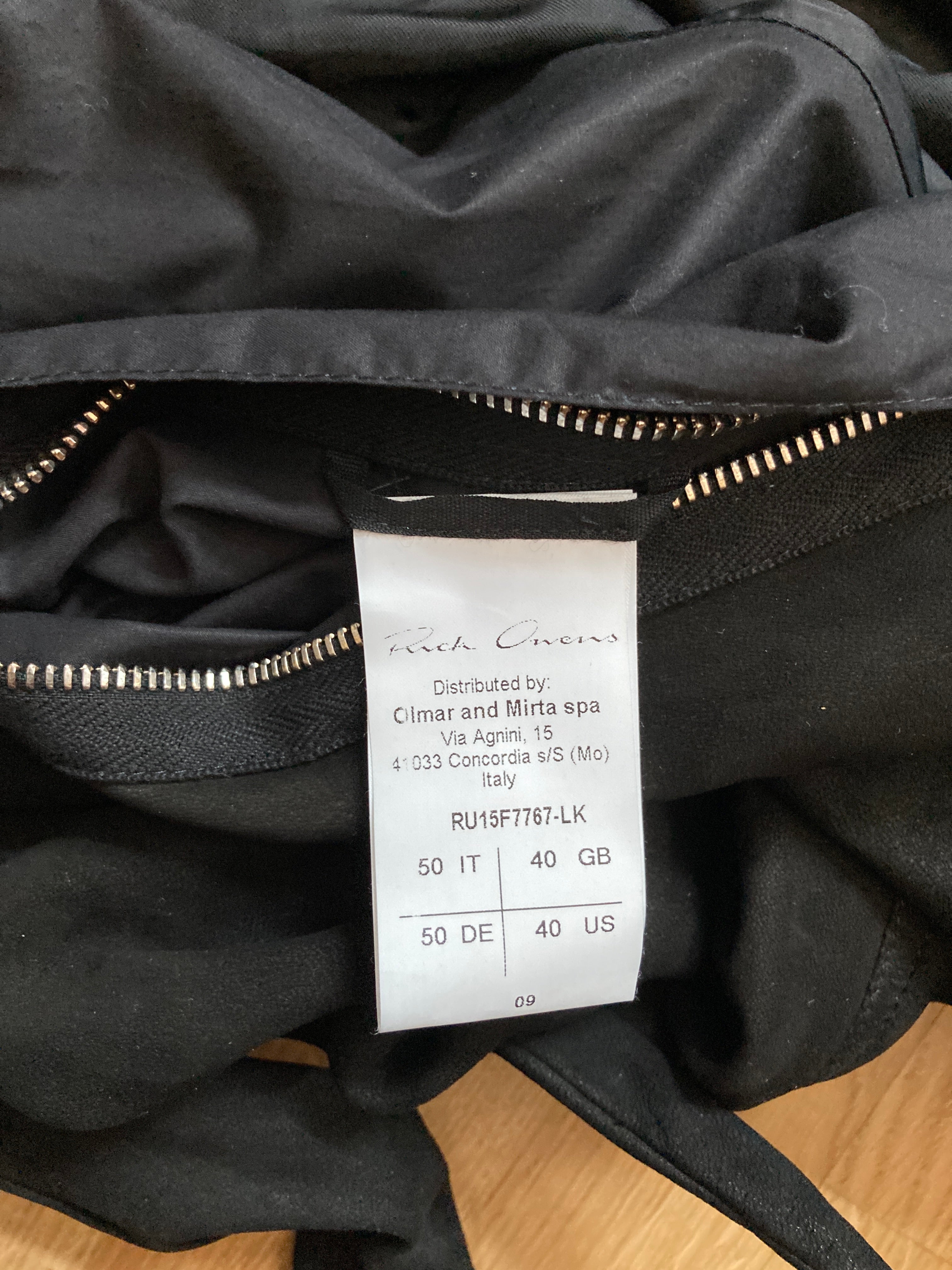 F/W 15 “SPHINX” Mollino Shawl Lamb Leather Suede Jacket