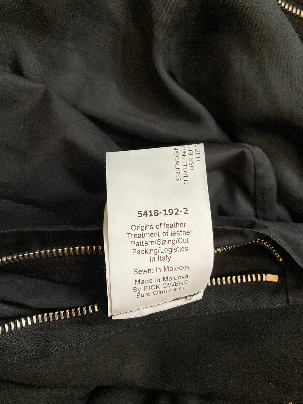 F/W 15 “SPHINX” Mollino Shawl Lamb Leather Suede Jacket