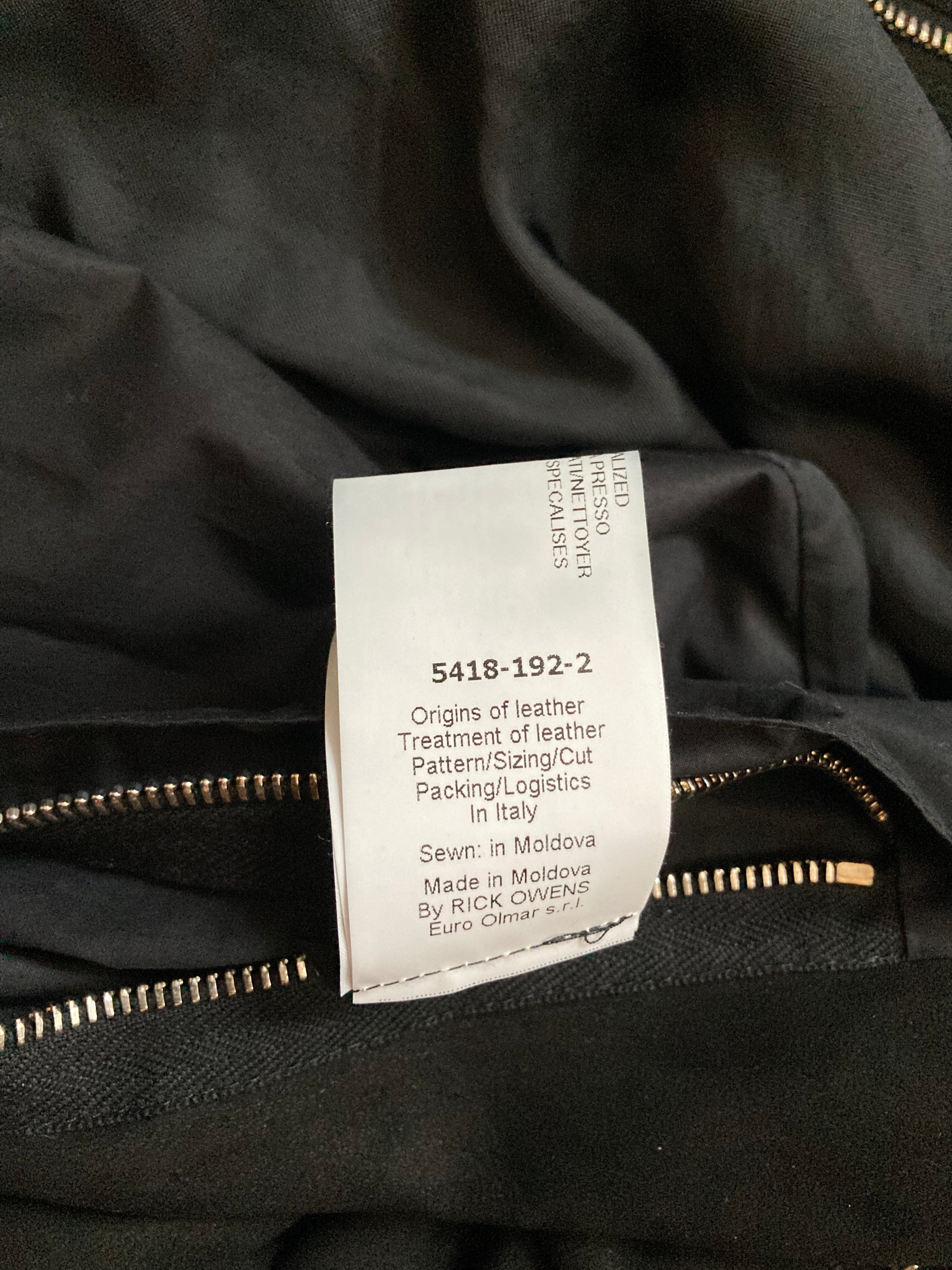 F/W 15 “SPHINX” Mollino Shawl Lamb Leather Suede Jacket