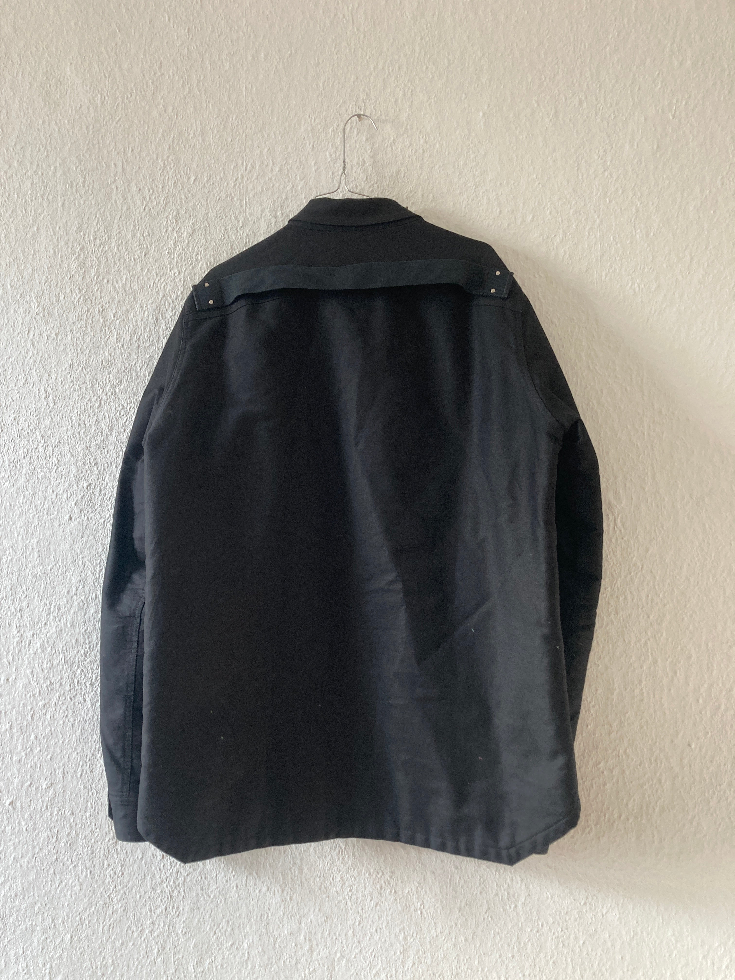 F/W 19 “LARRY” Cashmere & Silk Lined Shirt Jacket Rick Owens IT52/L