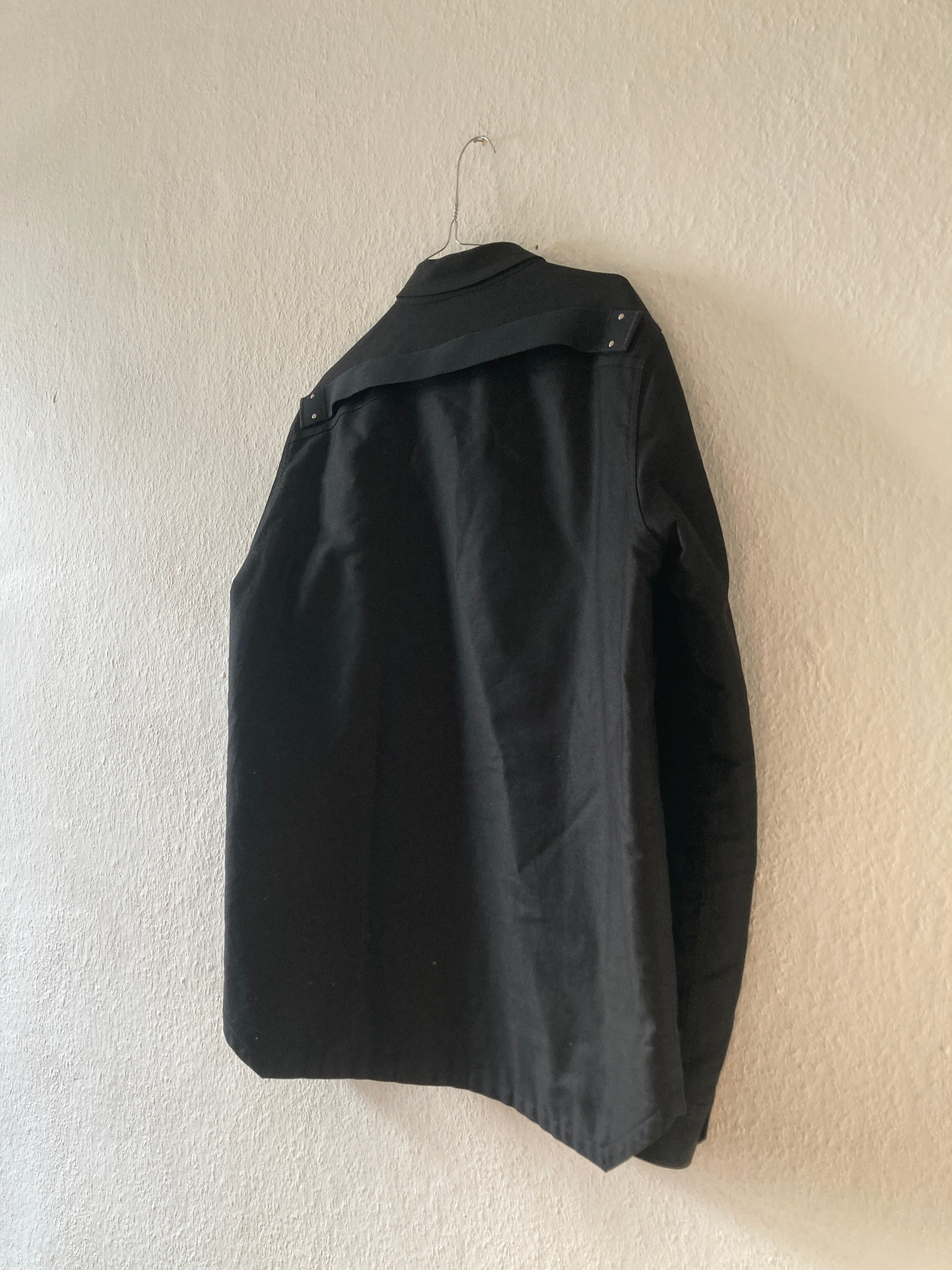 F/W 19 “LARRY” Cashmere & Silk Lined Shirt Jacket Rick Owens IT52/L