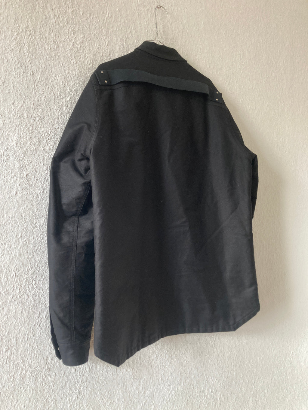 F/W 19 “LARRY” Cashmere & Silk Lined Shirt Jacket Rick Owens IT52/L