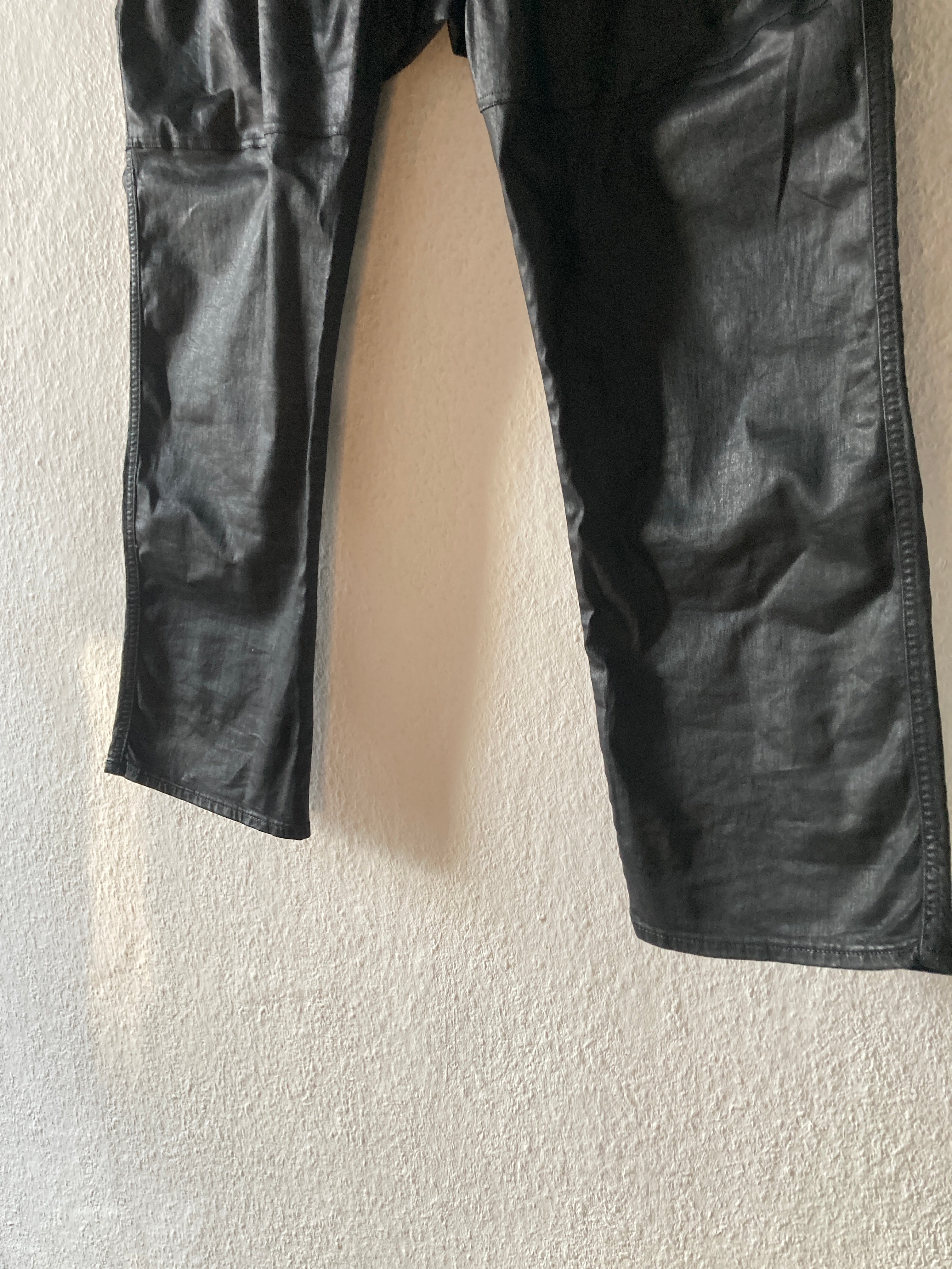 NWT - S/S 19 "BABEL" Waxed SBW Drop-Crotch Drawstring Pants XXL