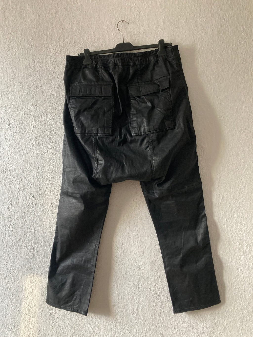 NWT - S/S 19 "BABEL" Waxed SBW Drop-Crotch Drawstring Pants XXL
