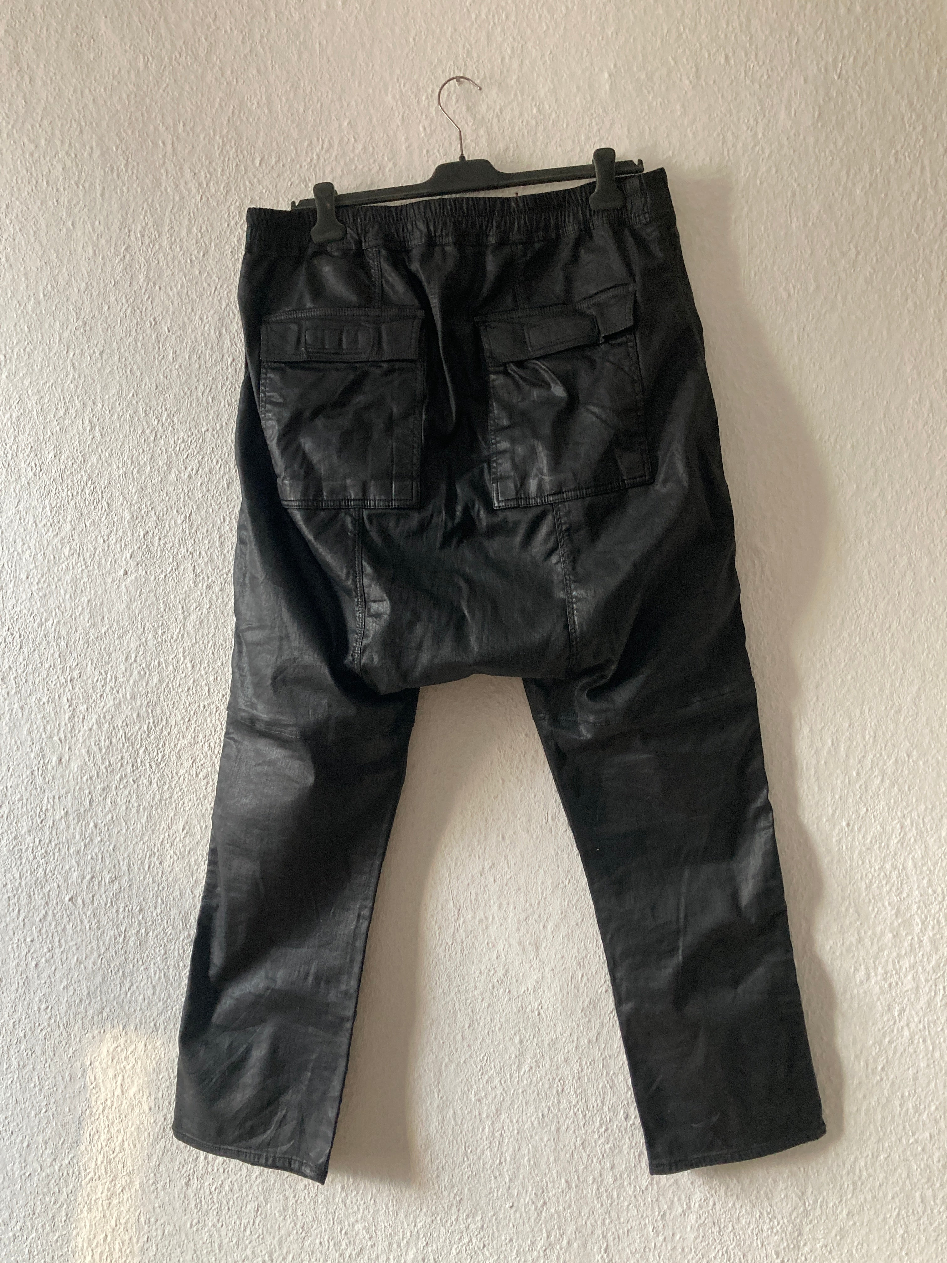 NWT - S/S 19 "BABEL" Waxed SBW Drop-Crotch Drawstring Pants XXL