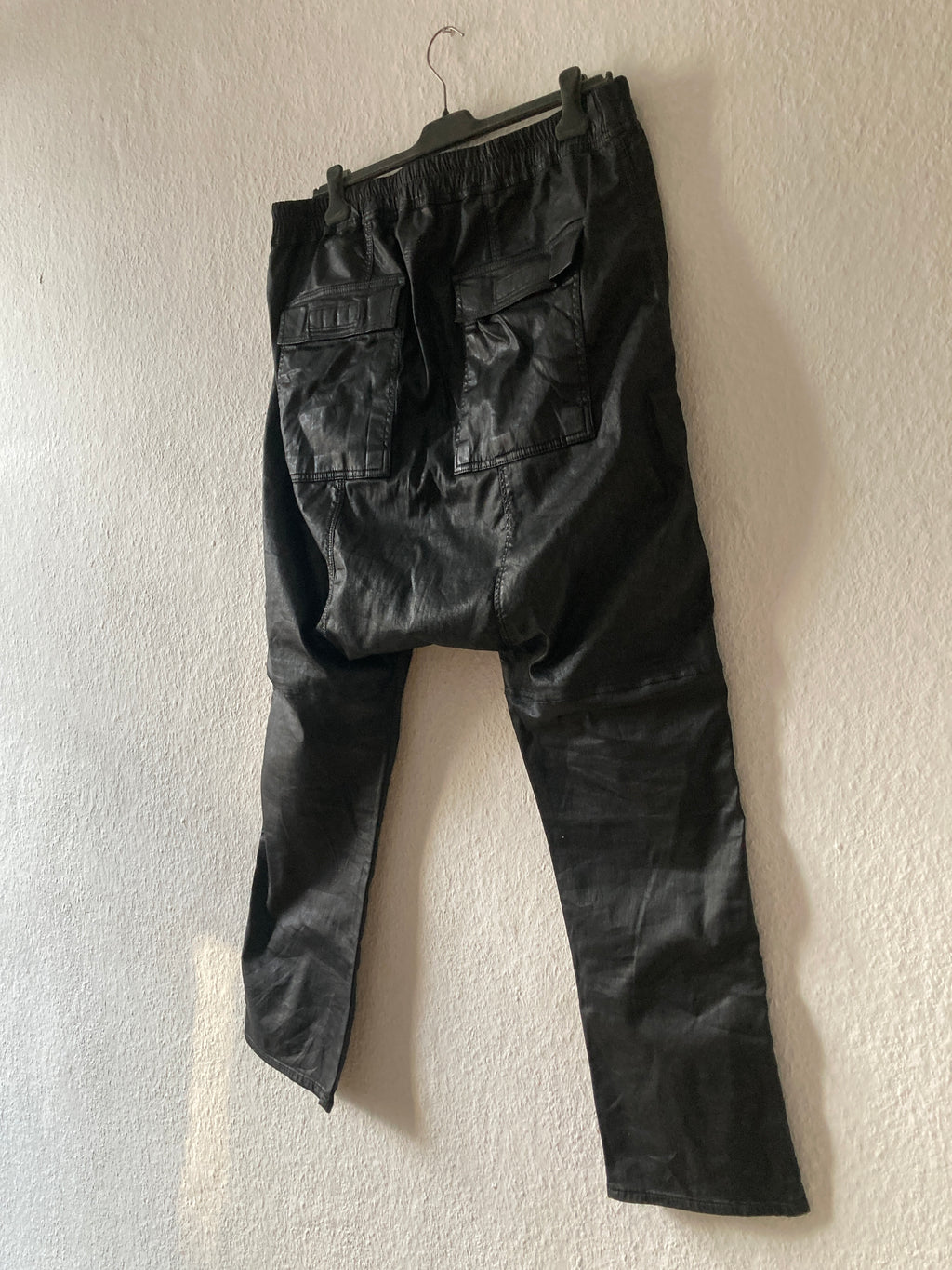 NWT - S/S 19 "BABEL" Waxed SBW Drop-Crotch Drawstring Pants XXL