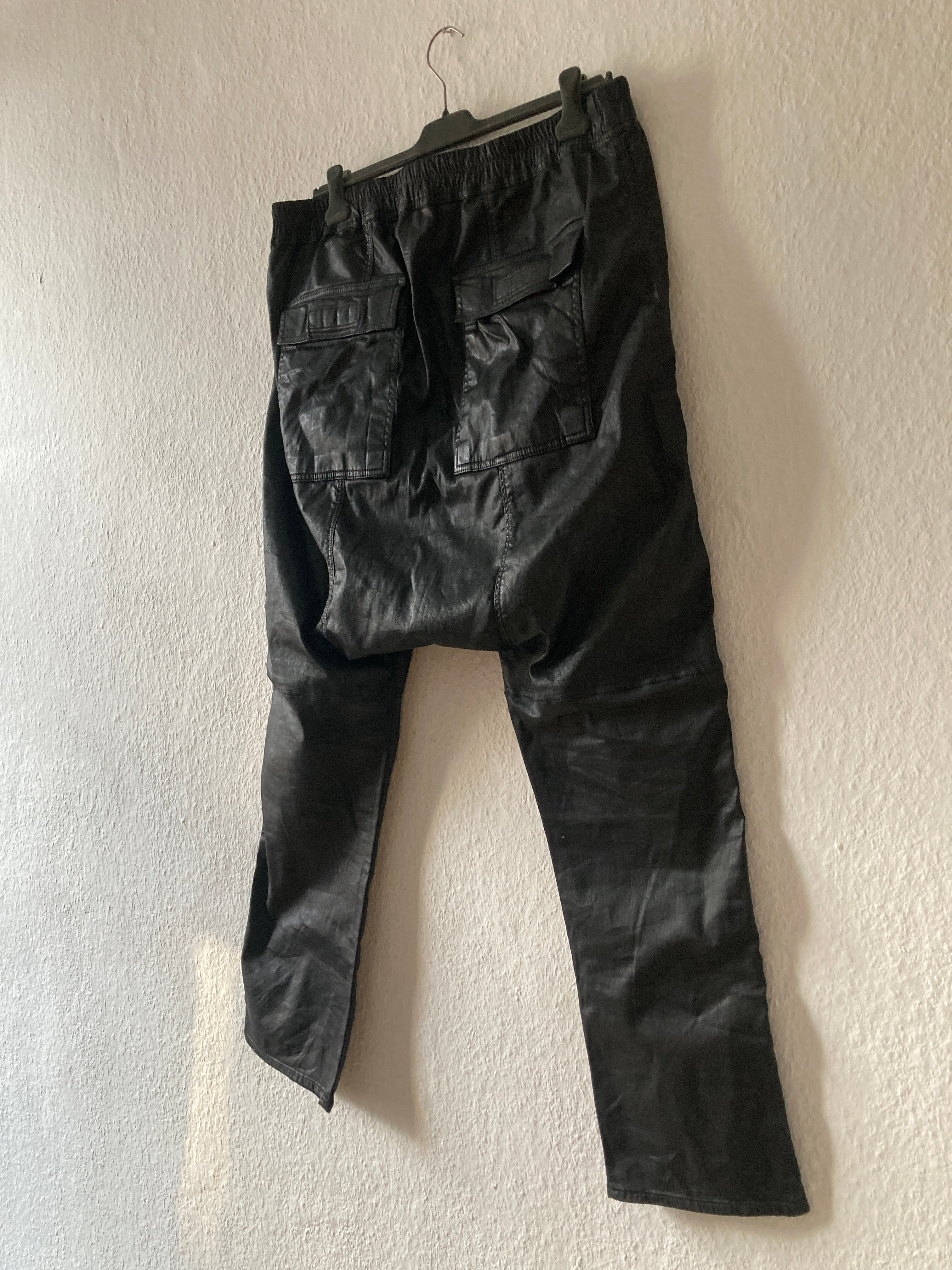 NWT - S/S 19 "BABEL" Waxed SBW Drop-Crotch Drawstring Pants XXL