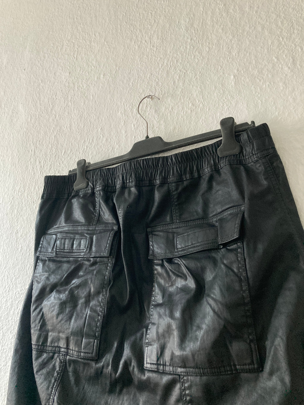 NWT - S/S 19 "BABEL" Waxed SBW Drop-Crotch Drawstring Pants XXL