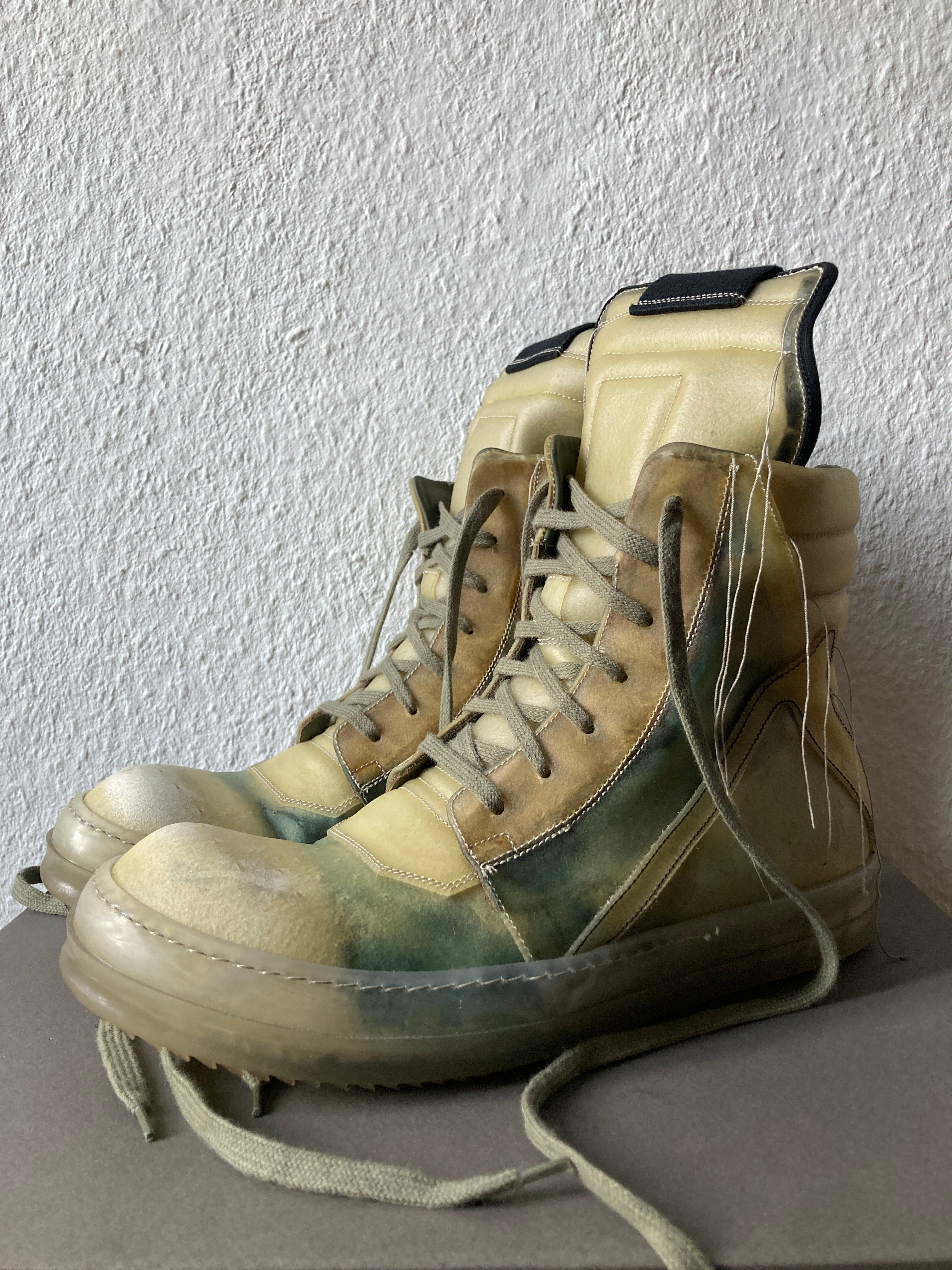 S/S 19 "BABEL" Transparent "Swamp" Geobaskets Rick Owens IT42/US 9